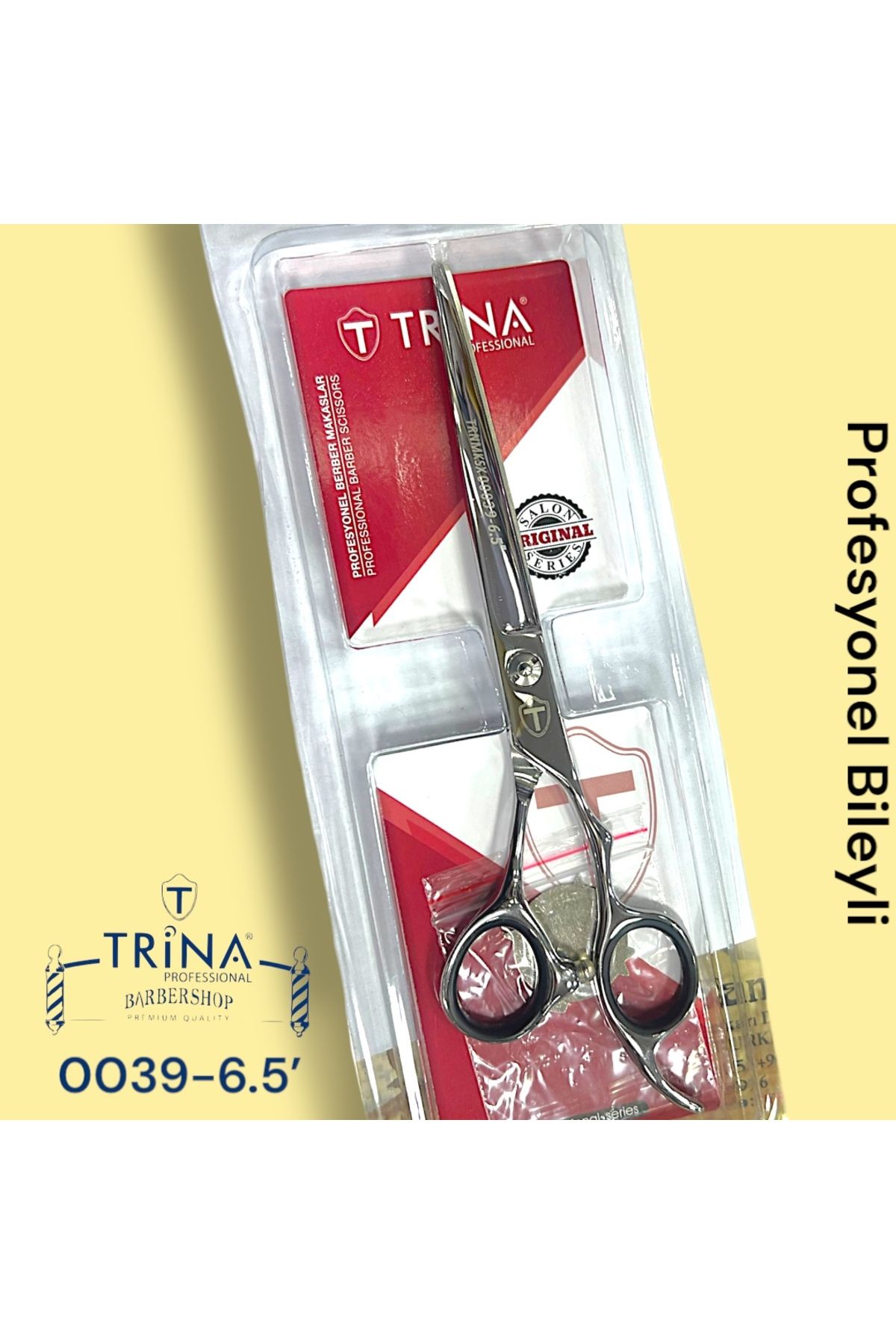 Trina 0039 6.5 Saç Kesme Makası + suluk hediyeli