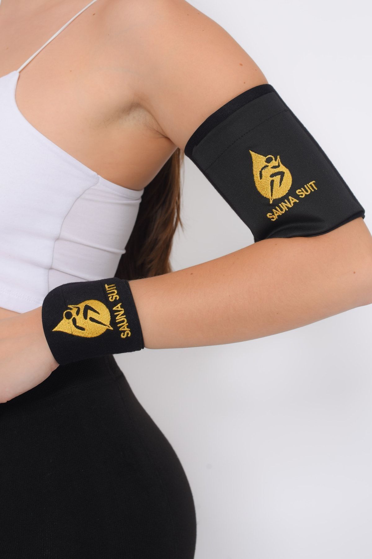 SerenityHaven Unisex Termal Neopren Ikisi Bir Arada Kol Ve Bilek Bandı