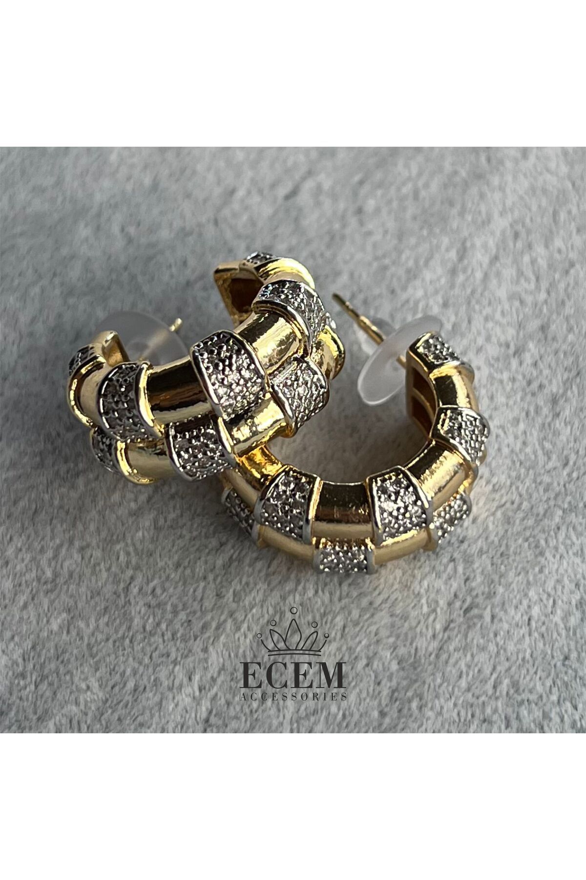 ecem accessories EA-K-0035 / ÇELİK KÜPE