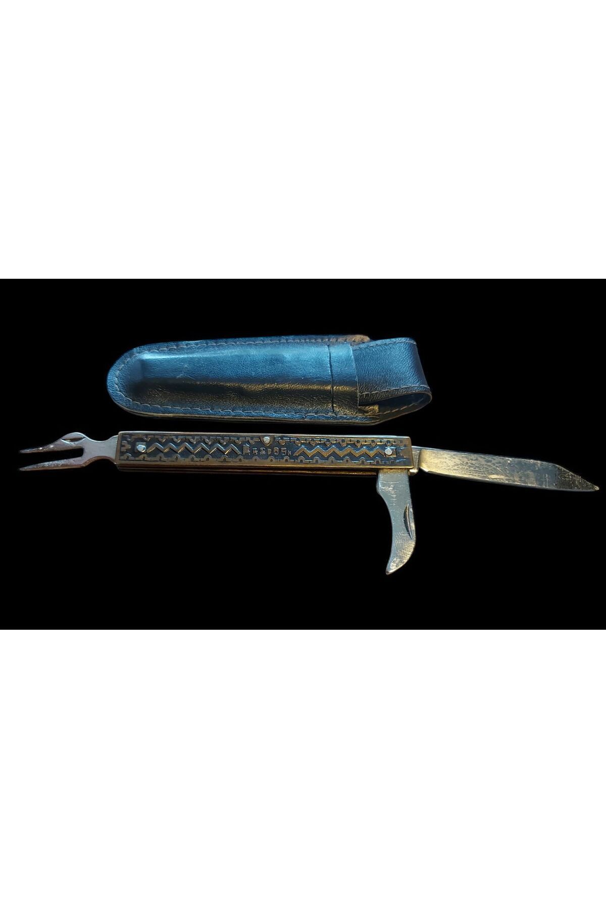 kho military design 18.5 cm. Çok Maksatlı Çakı Modeli (Deri Kılıfı İle Birlikte)
