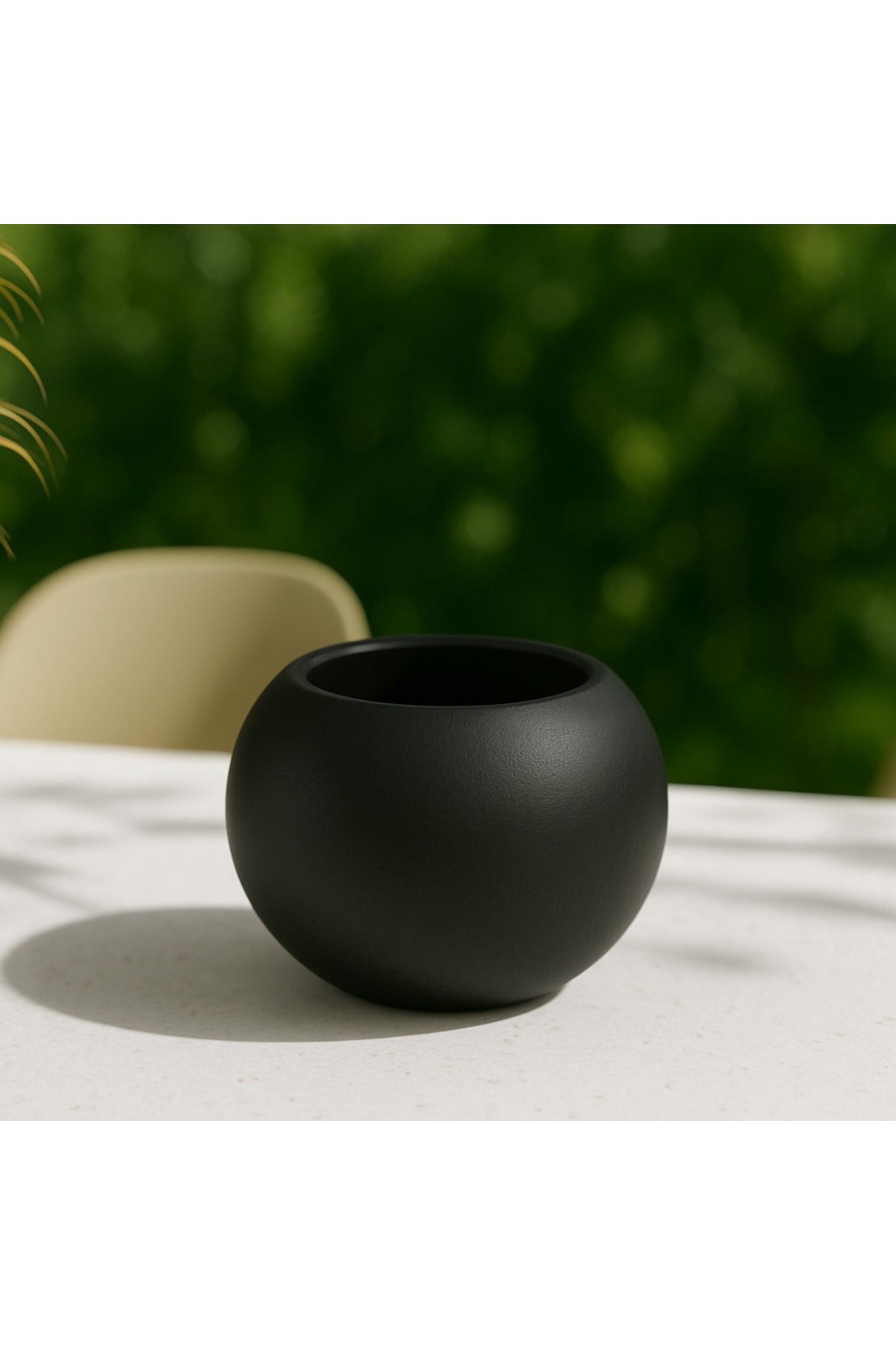 Dekoratif PrintaVerse Minimalist Yuvarlak Mumluk