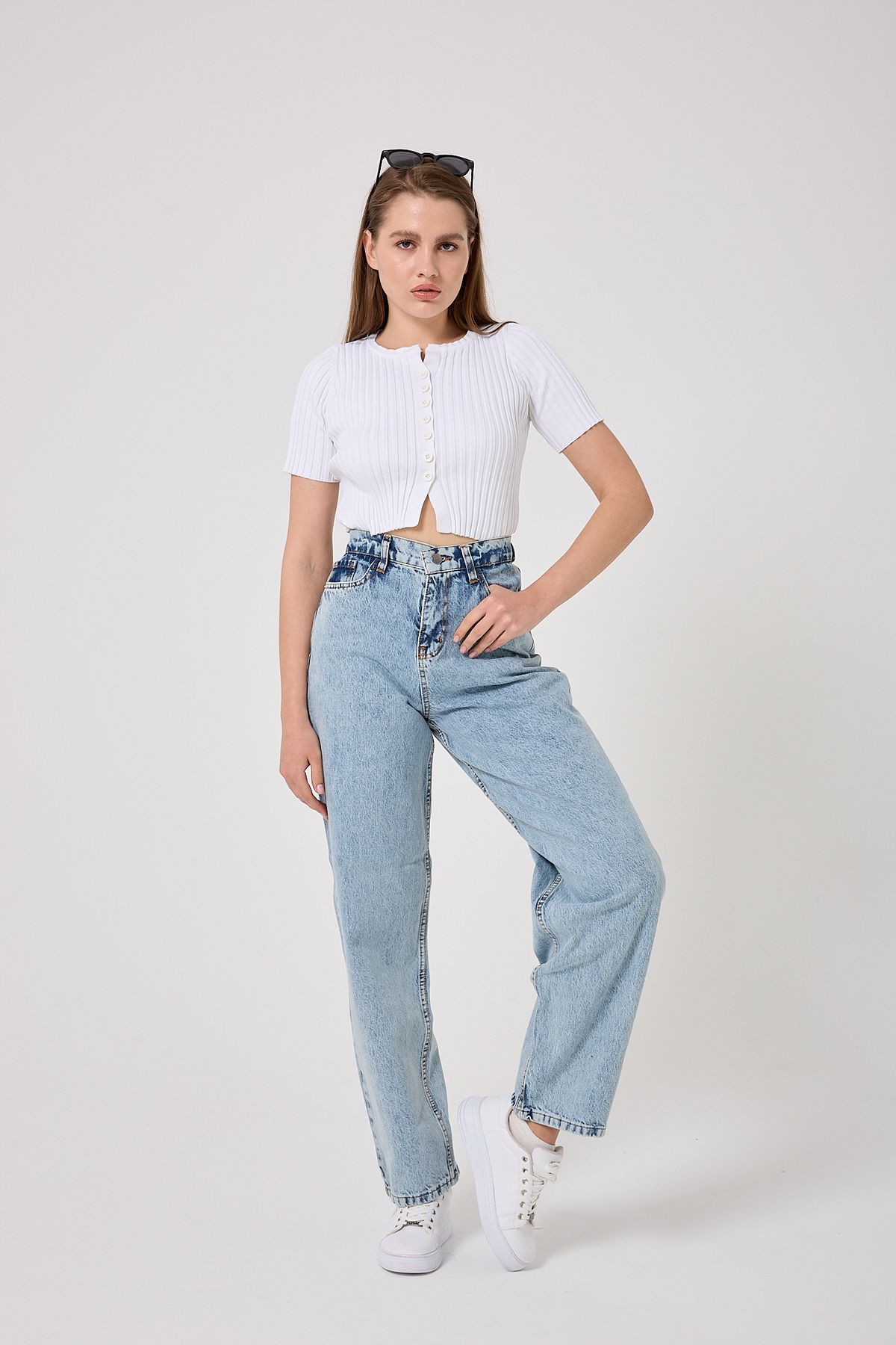 ADENLİNA Baggy Kot Pantolon