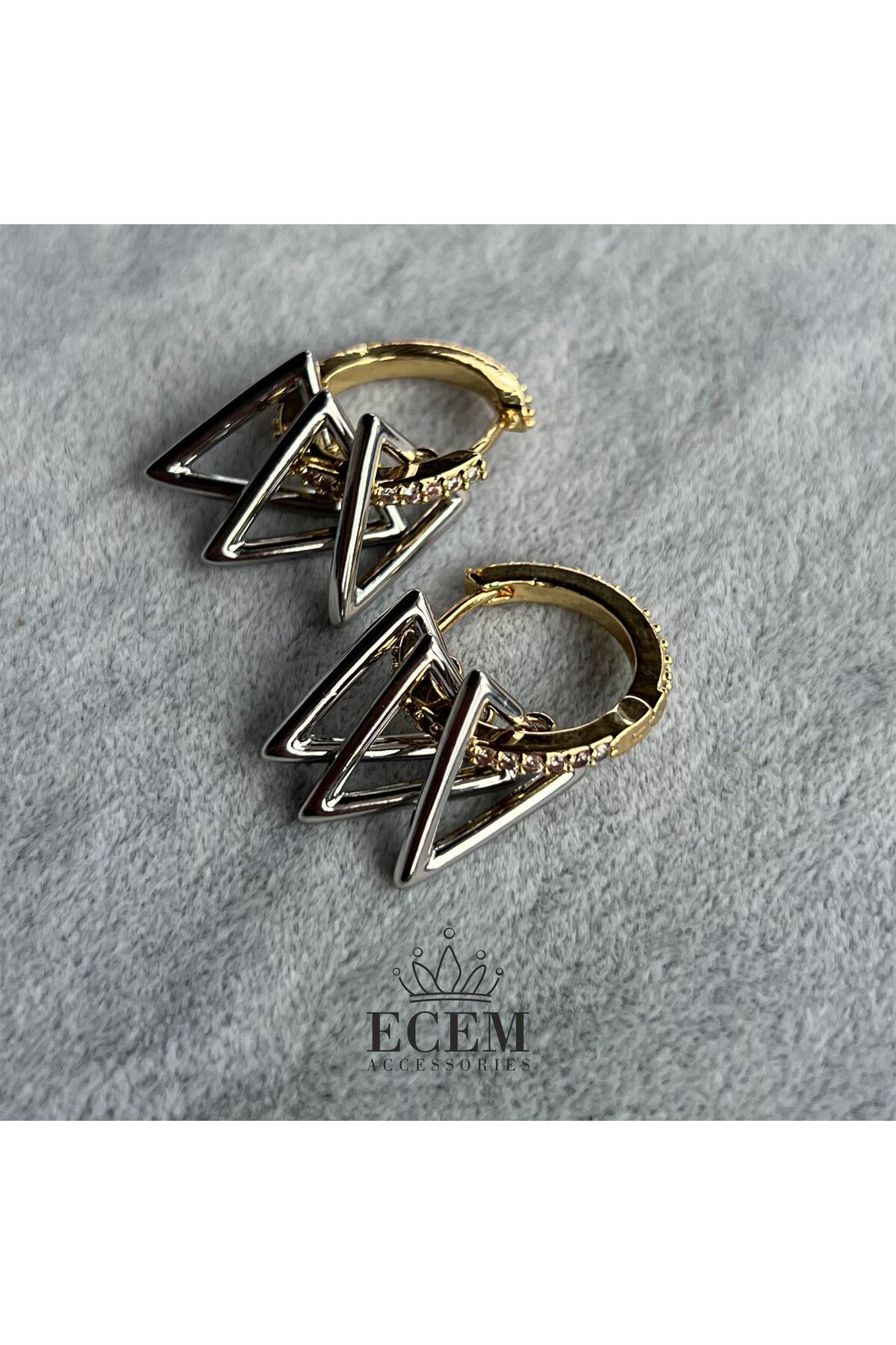 ecem accessories EA-K-0028 / ÇELİK KÜPE