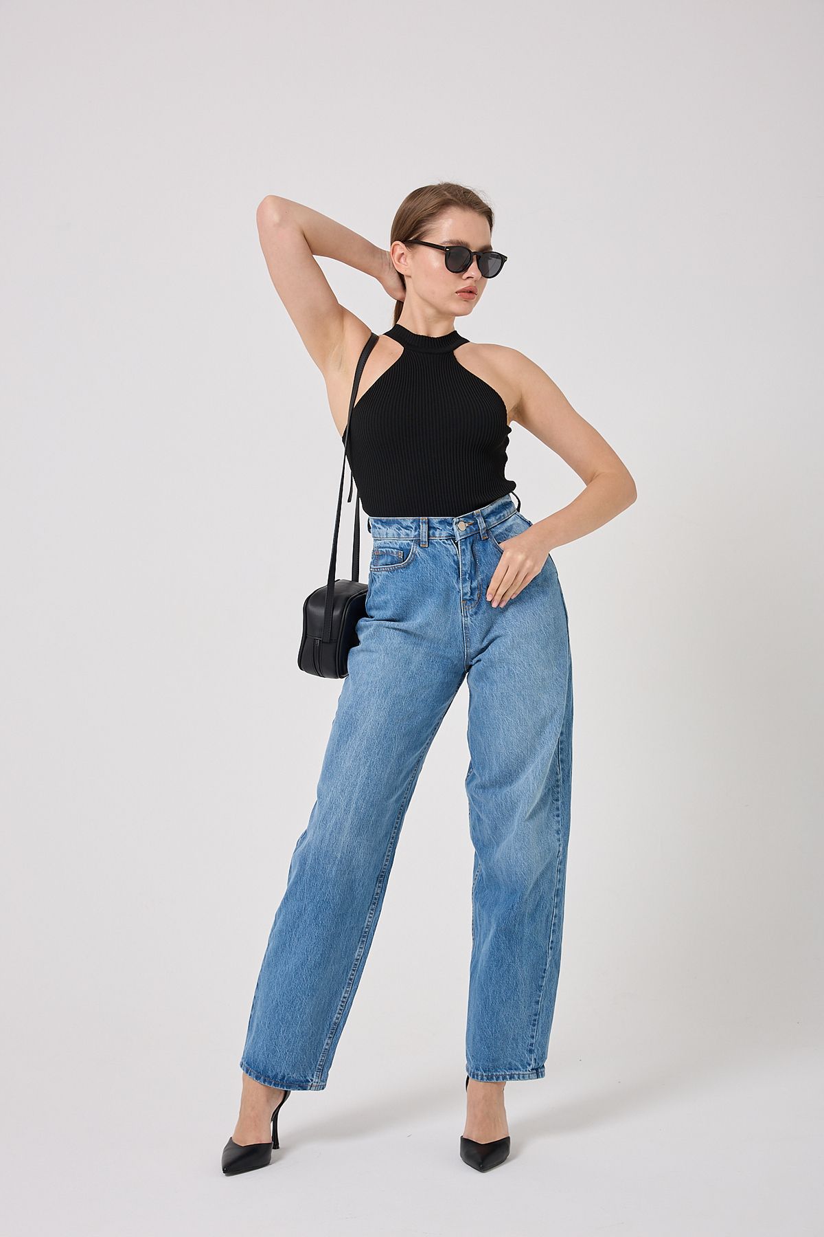 ADENLİNA Baggy Kot Pantolon