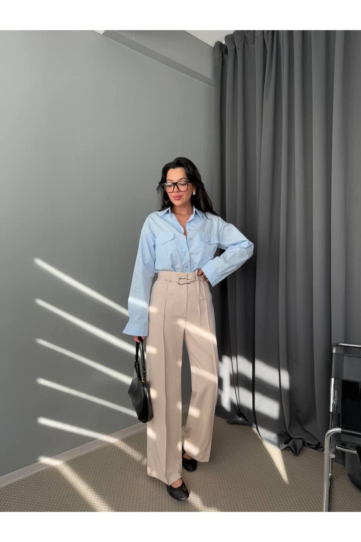 Hotfashion Pantolon Krems