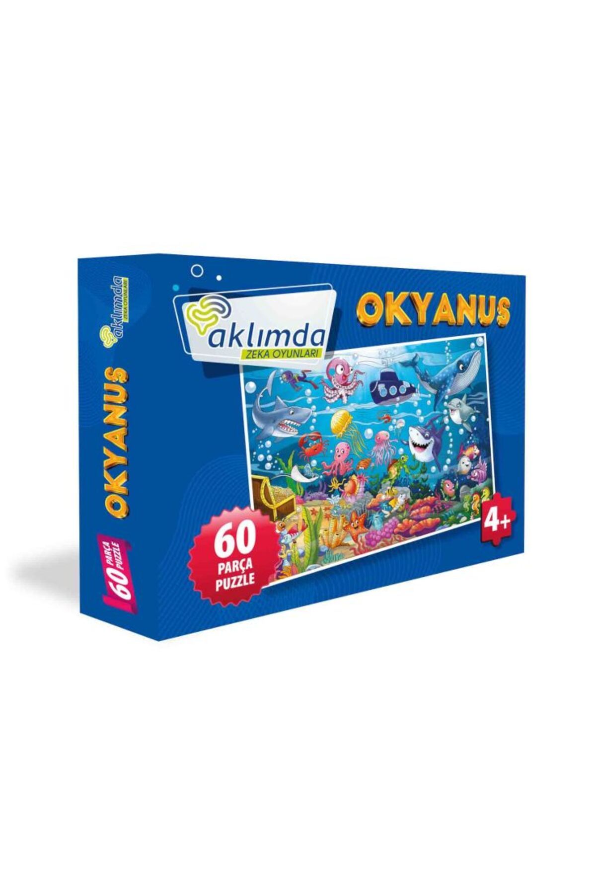 AKLIMDA ZEKA OYUNLARI 60 Parça Puzzle Okyanus