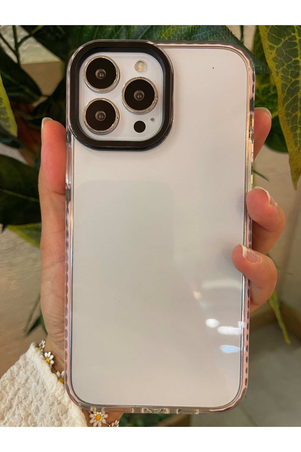 RİZVO Iphone 12 PRO MAX Uyumlu Impact Serisi Lüks Darbe Emici Kaymaz Esnek Silikon Şeffaf Kılıf