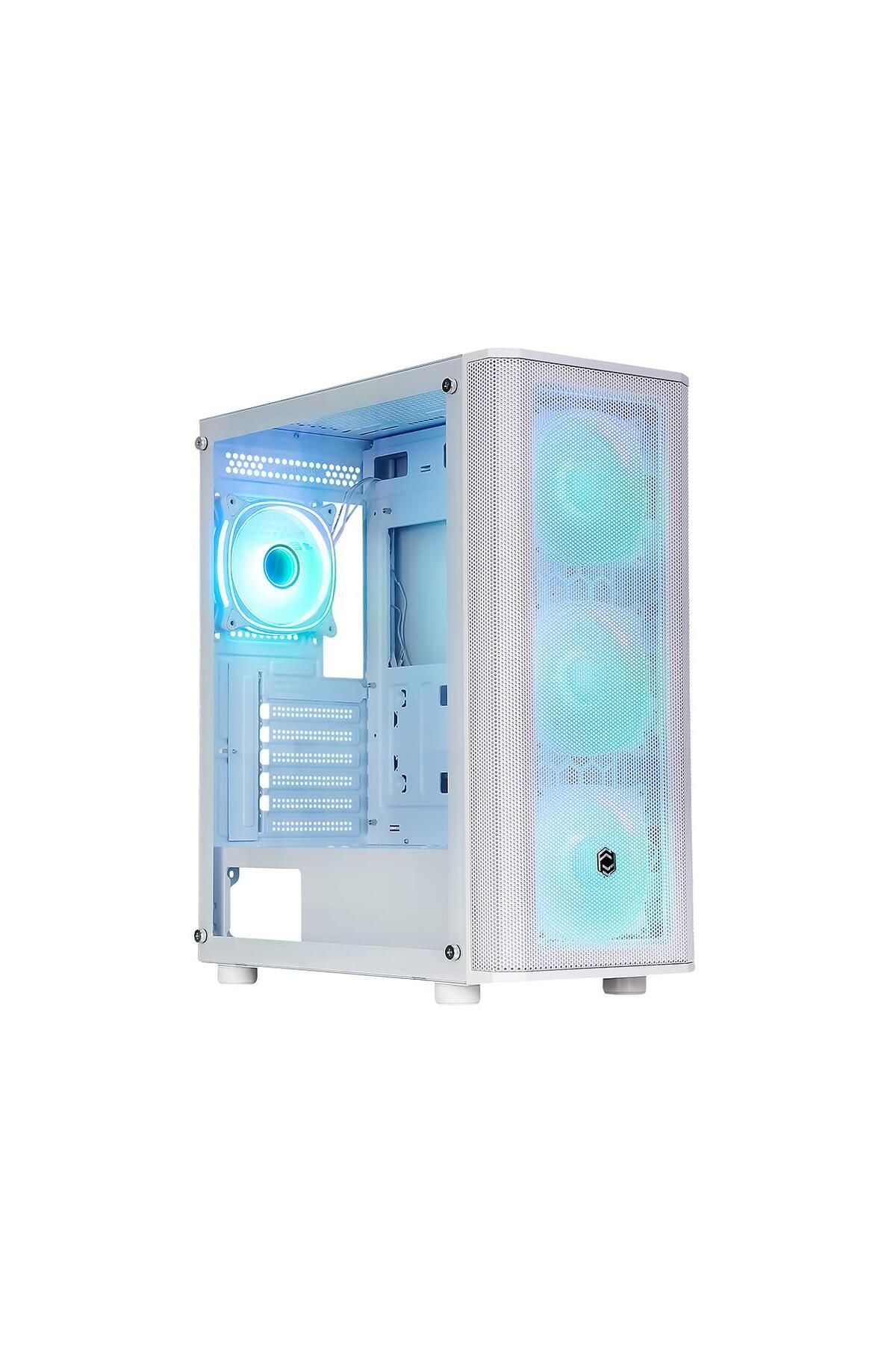 Vobotek Teknoloji Frisby CM-106 650w 80+ ARGB Fan Gaming Beyaz Mesh Kasa