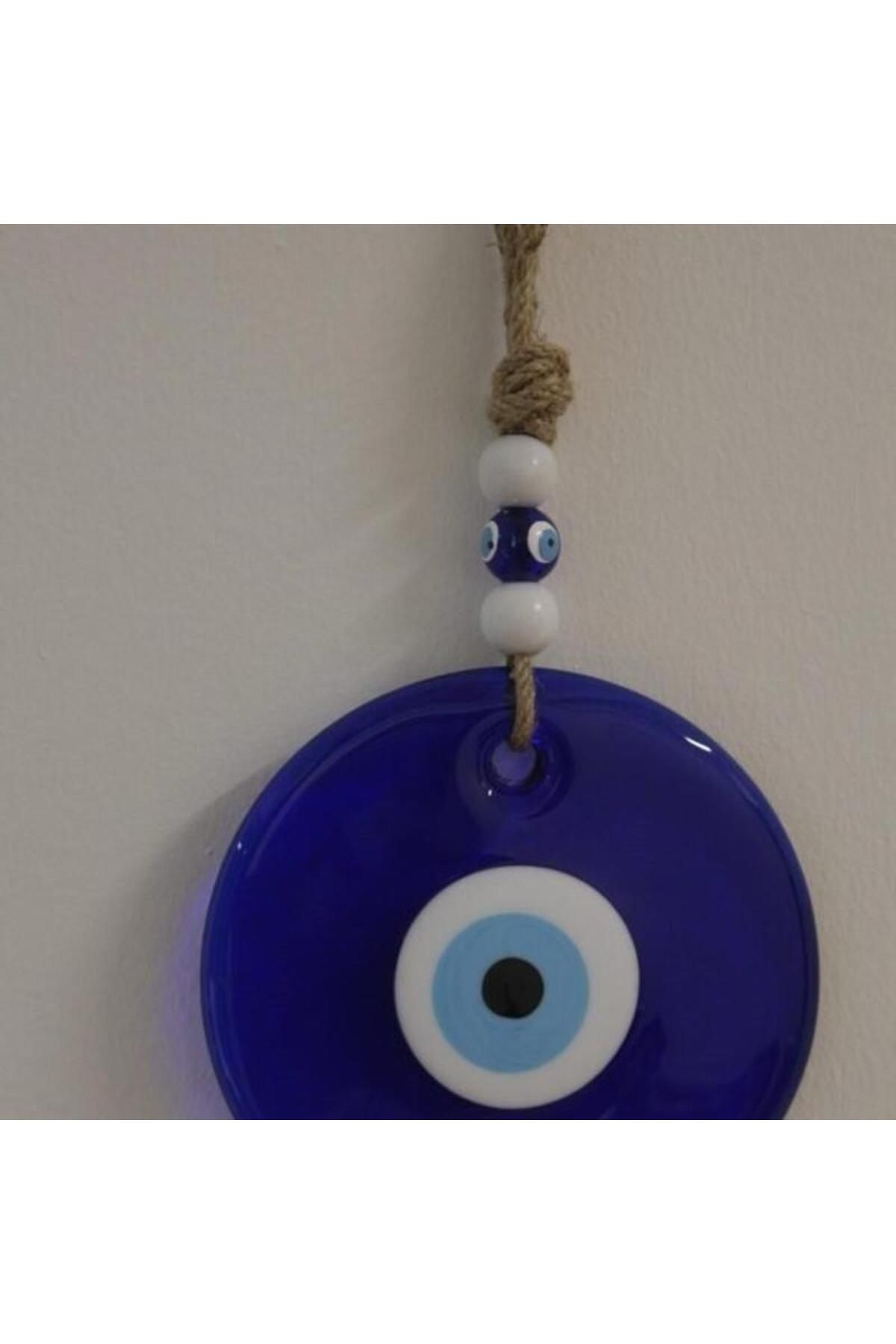 Home DEKORTİF NAZAR BONCUĞU NO 7 SADE MAVİ 15CM