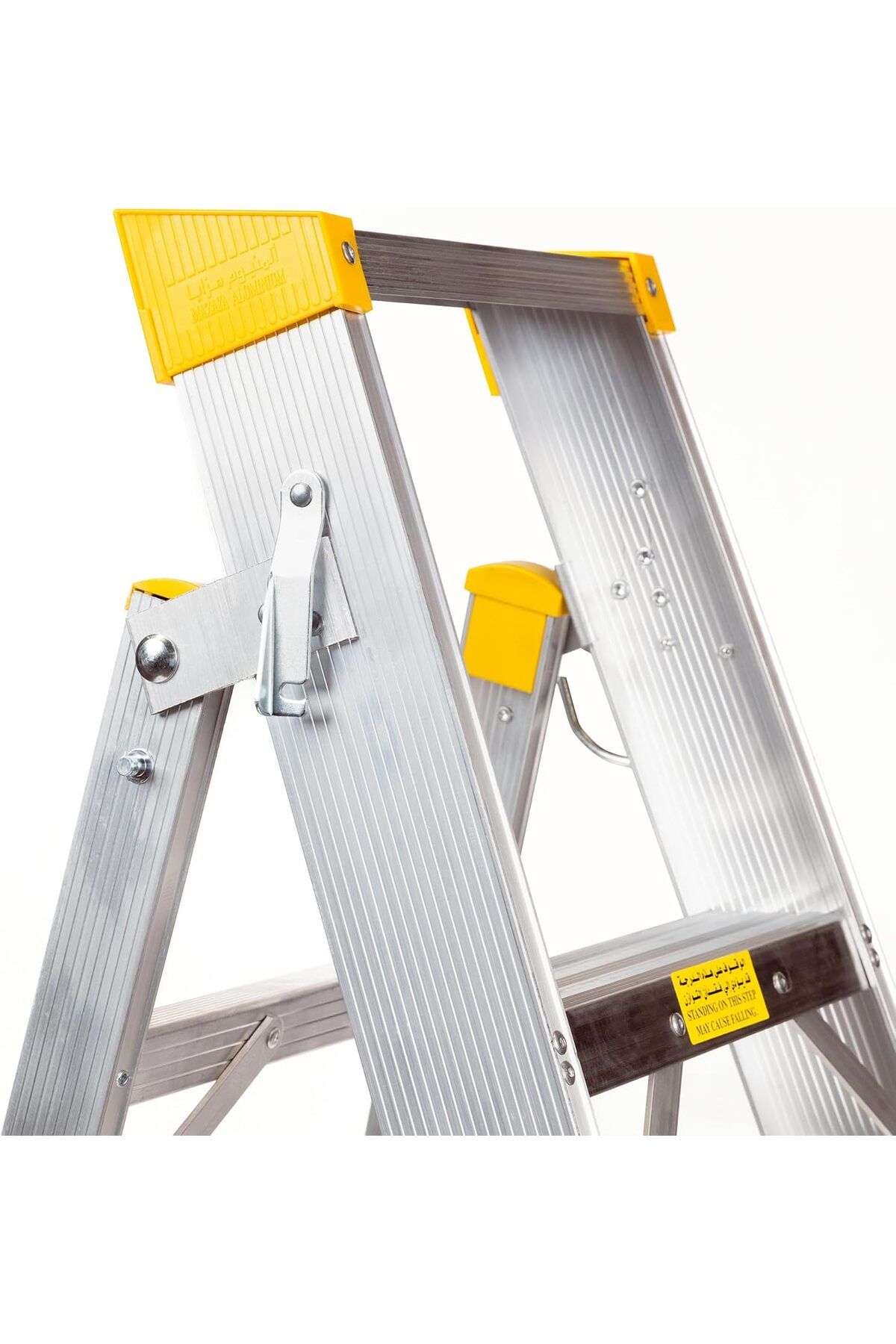 Mazaya Aluminium-Mazaya Aluminum Foldable Ladder 7 Steps 9