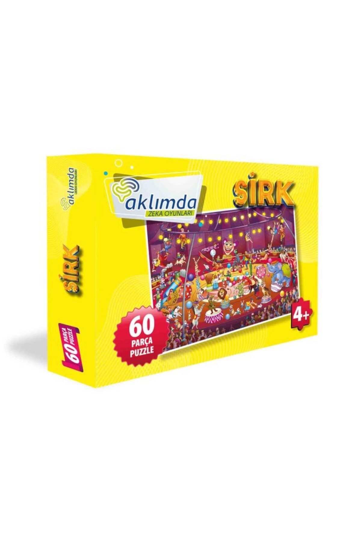 AKLIMDA ZEKA OYUNLARI 60 Parça Puzzle Sirk