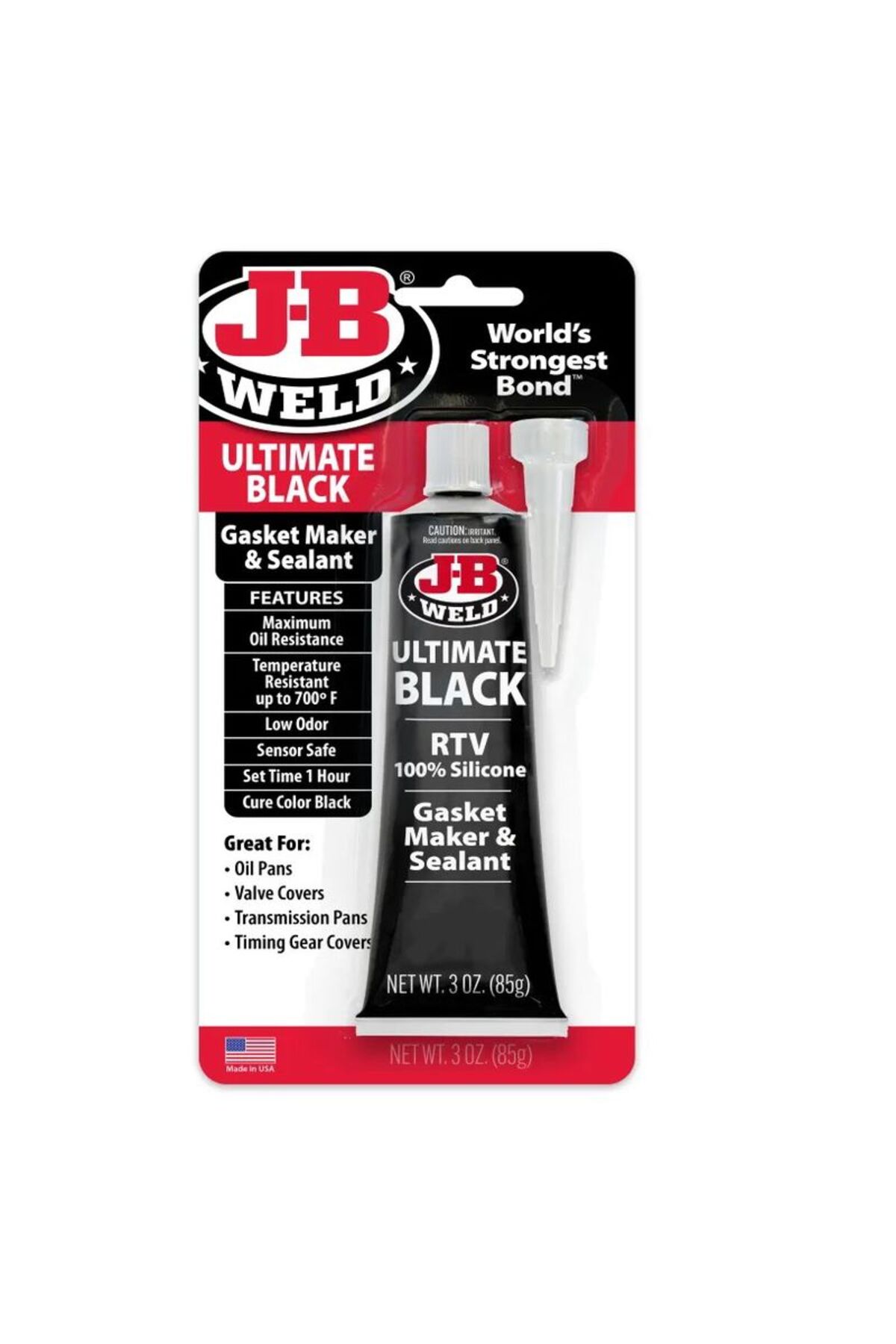 JB Weld Ultimate Black Silicone 3oz (Siyah Sıvı Conta) - Fiyatı