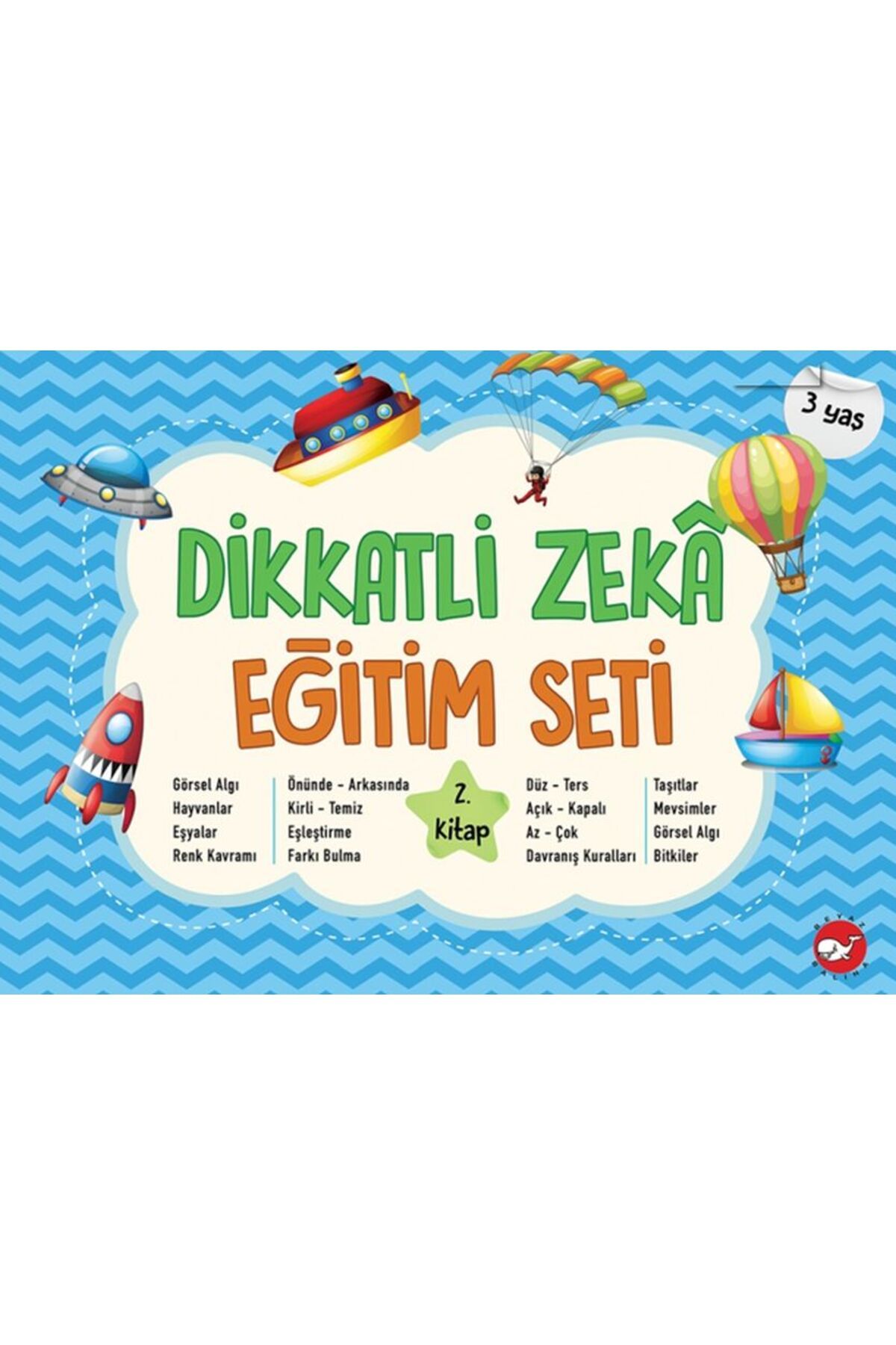 Beyaz Balina Yayınları Dikkatli Zeka Eğitim Seti 2. Kitap 3