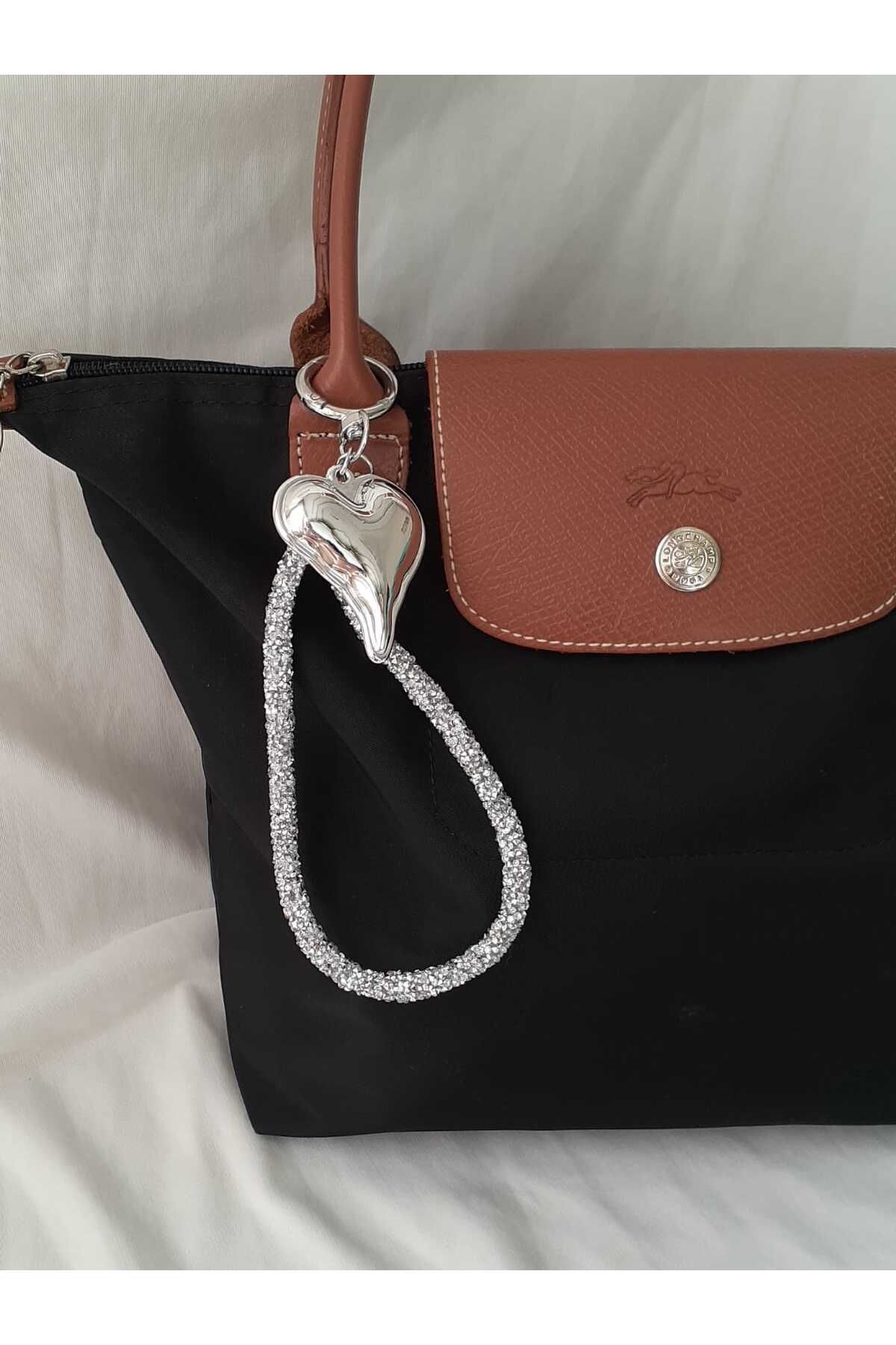 bijoux uniques Kalpli Gümüş Çanta Charmı