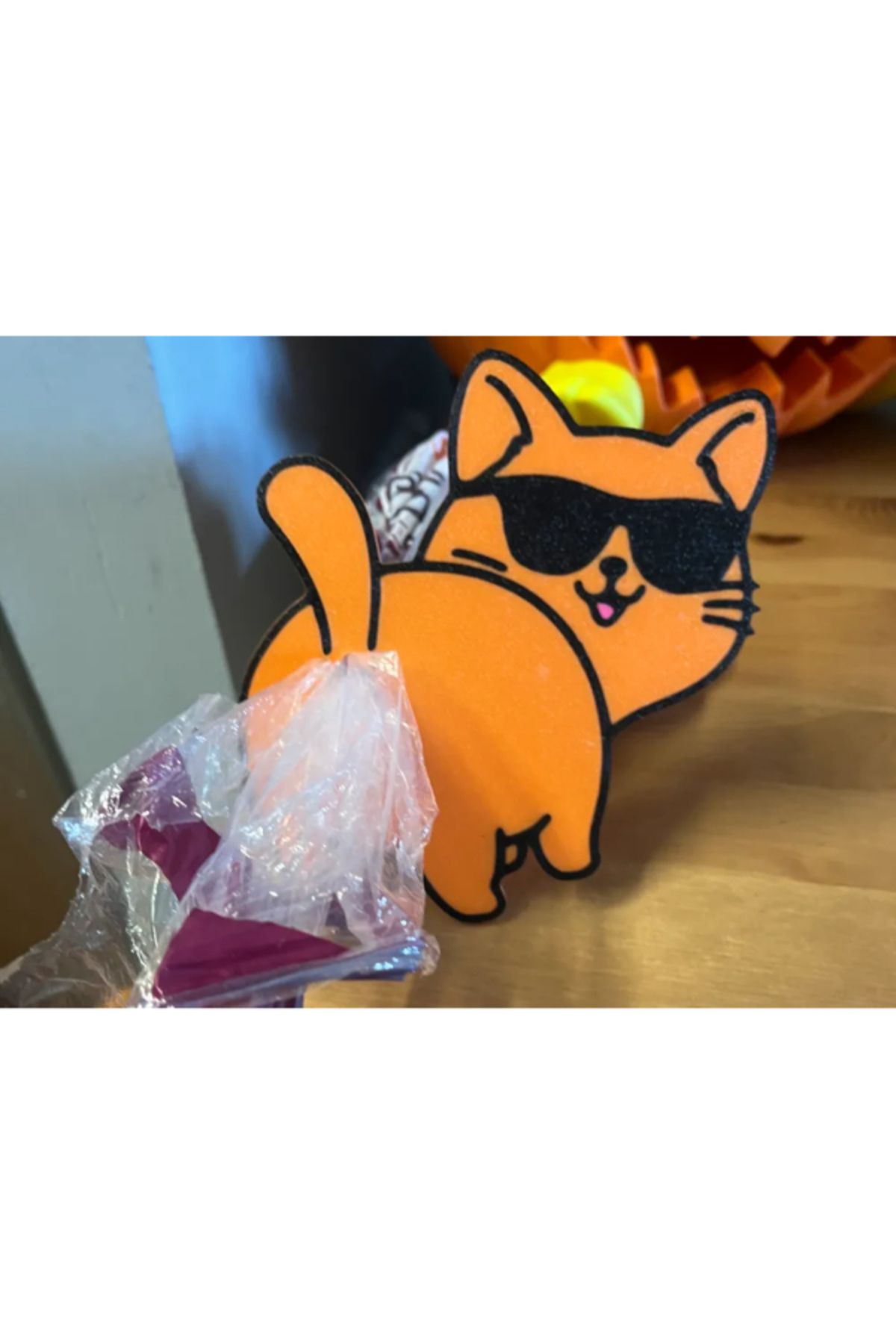 NOMOTHETIC Kedi Figürlü Poşet Klipsi