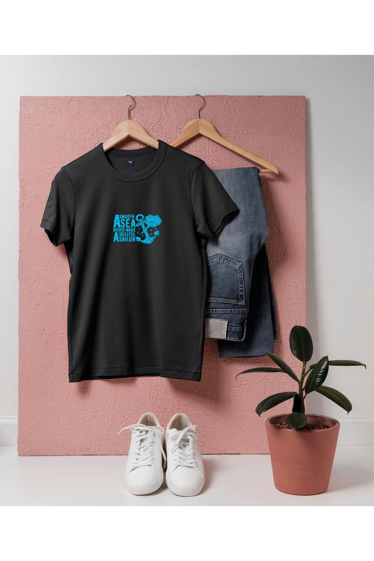 bahriyeli.jpeg Oversize Tecrübeli Kaptan Tasarımlı Unisex T-Shirt