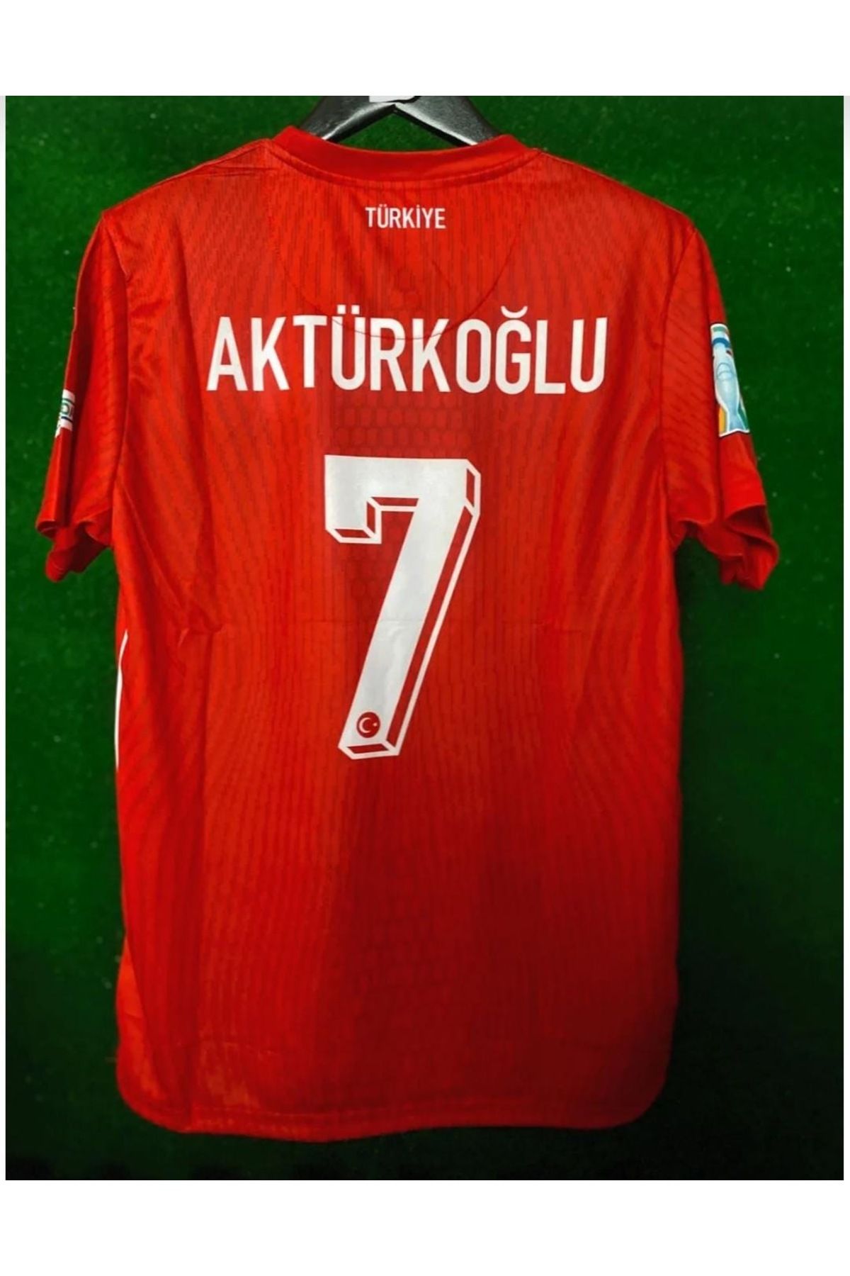 MONTENERO Türkiye Euro 2024 Kerem Aktürkoğlu iç Saha Forması (Kırmızı)