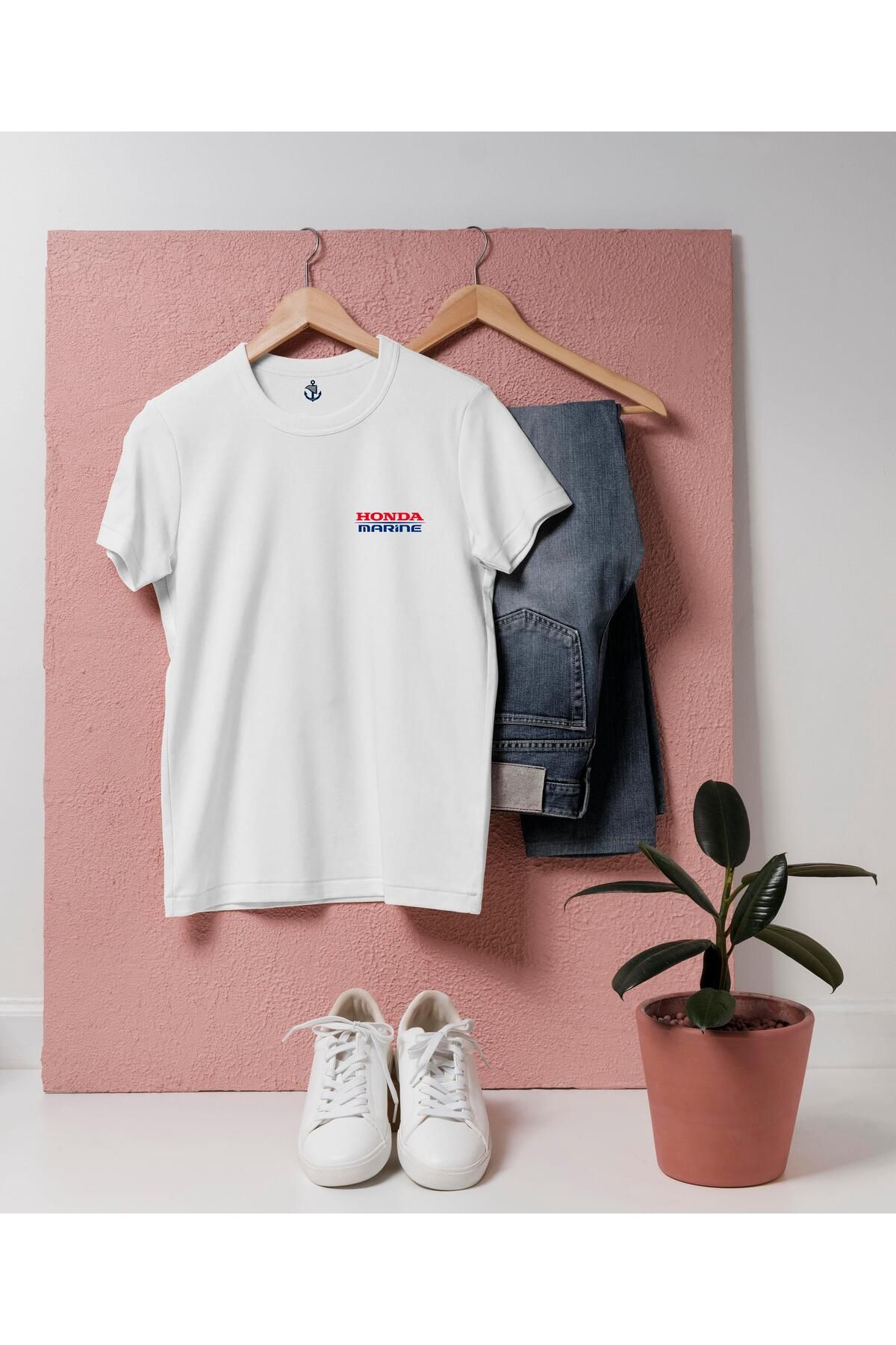 bahriyeli.jpeg Oversize Honda Marine tasarım unisex T-shirt