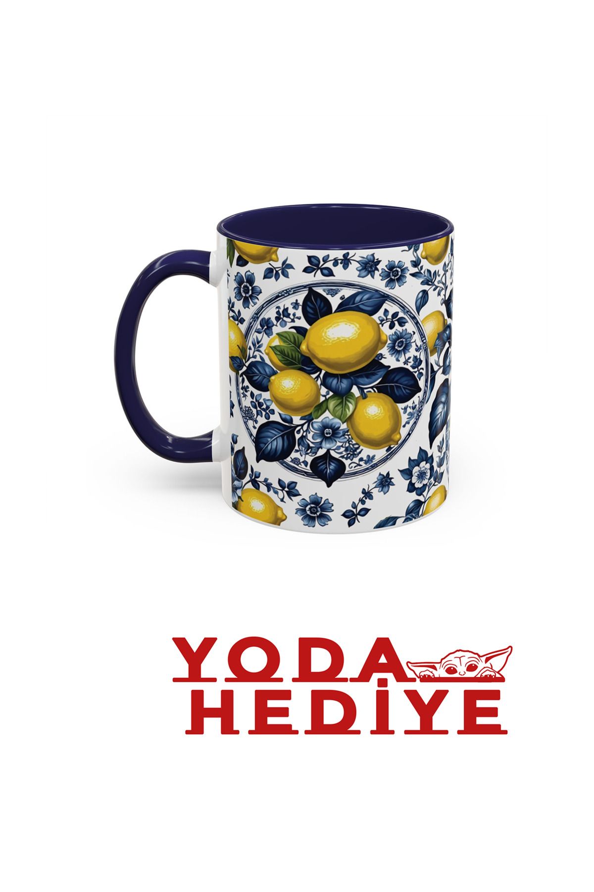 Kupa Limon Bahçesi - Lacivert Kupa