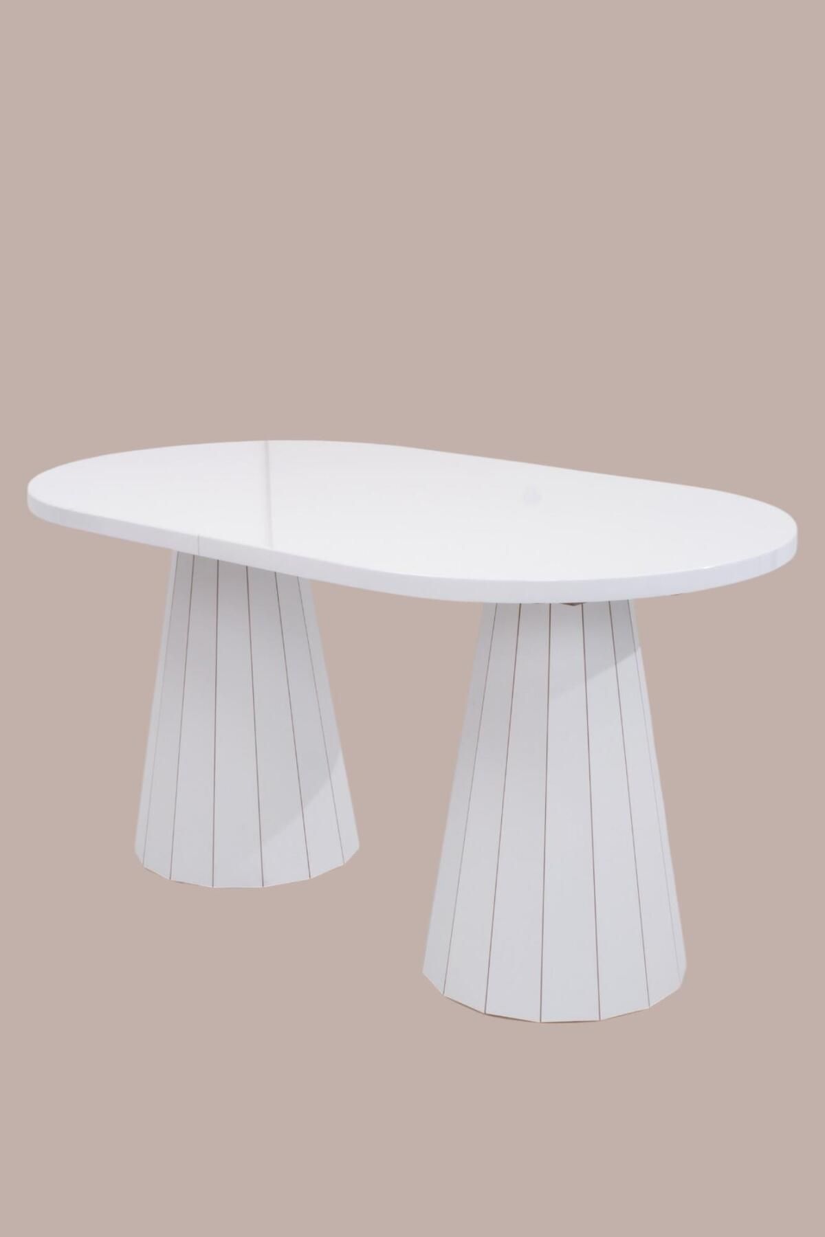 Erezogulları Mobilya Bohem Açılır MDF Lak Panel Yemek Masası 90x160cm