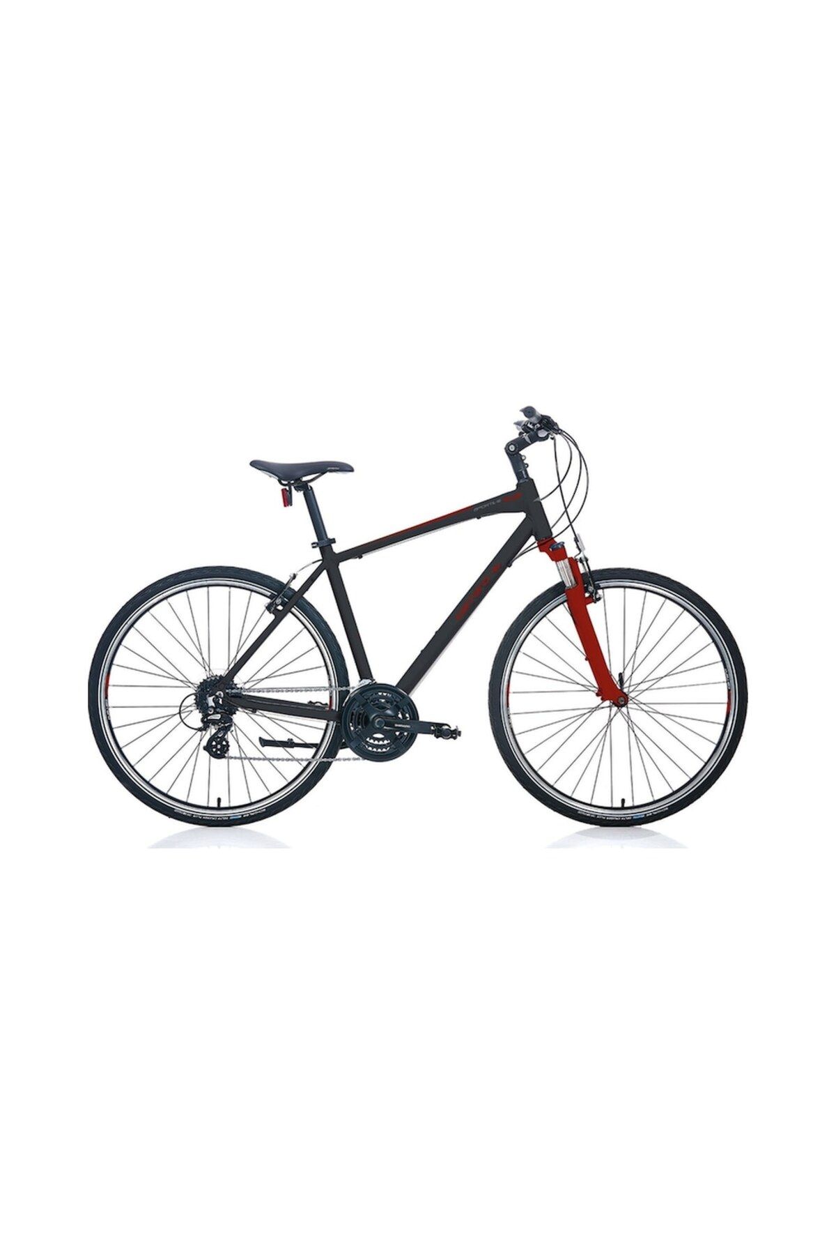 Carraro Sportive 224 Full Shimano 24 Vites Şehir Gezi Bisikleti 56 kadro siyah kırmızı