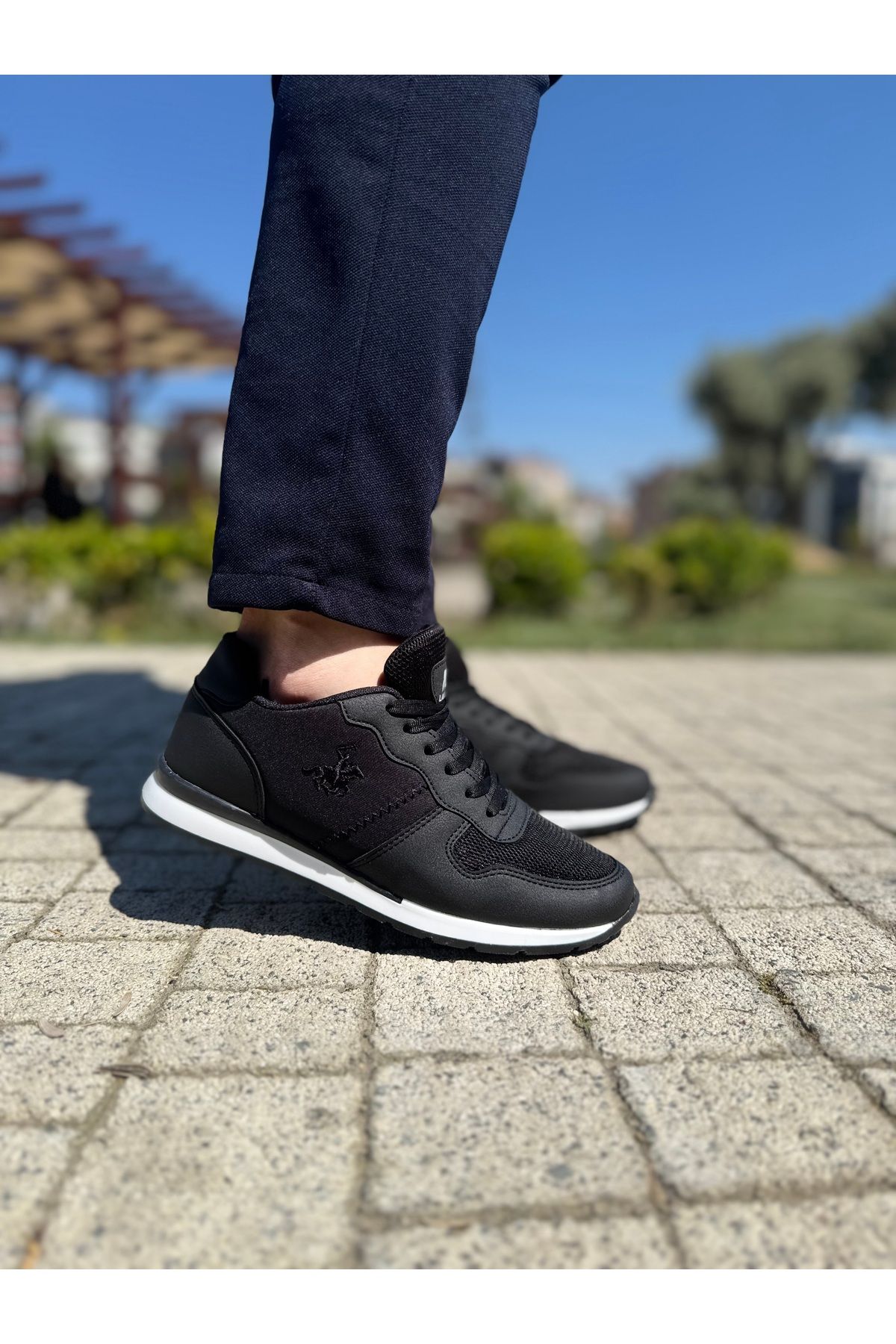 livs Günlük Erkek Sneaker Bagcikli Hafif Rahat Fileli Hava Alabilen Yürüyüs Spor Ayakkabisi Yüksek Topuk