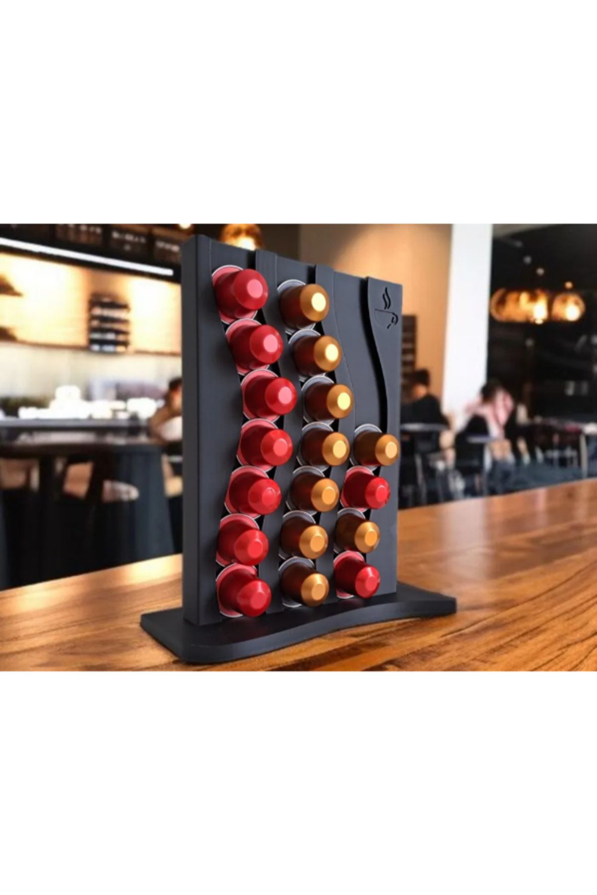 NOMOTHETIC Dalgalı Tasarım Nespresso Kapsül Düzenleyici