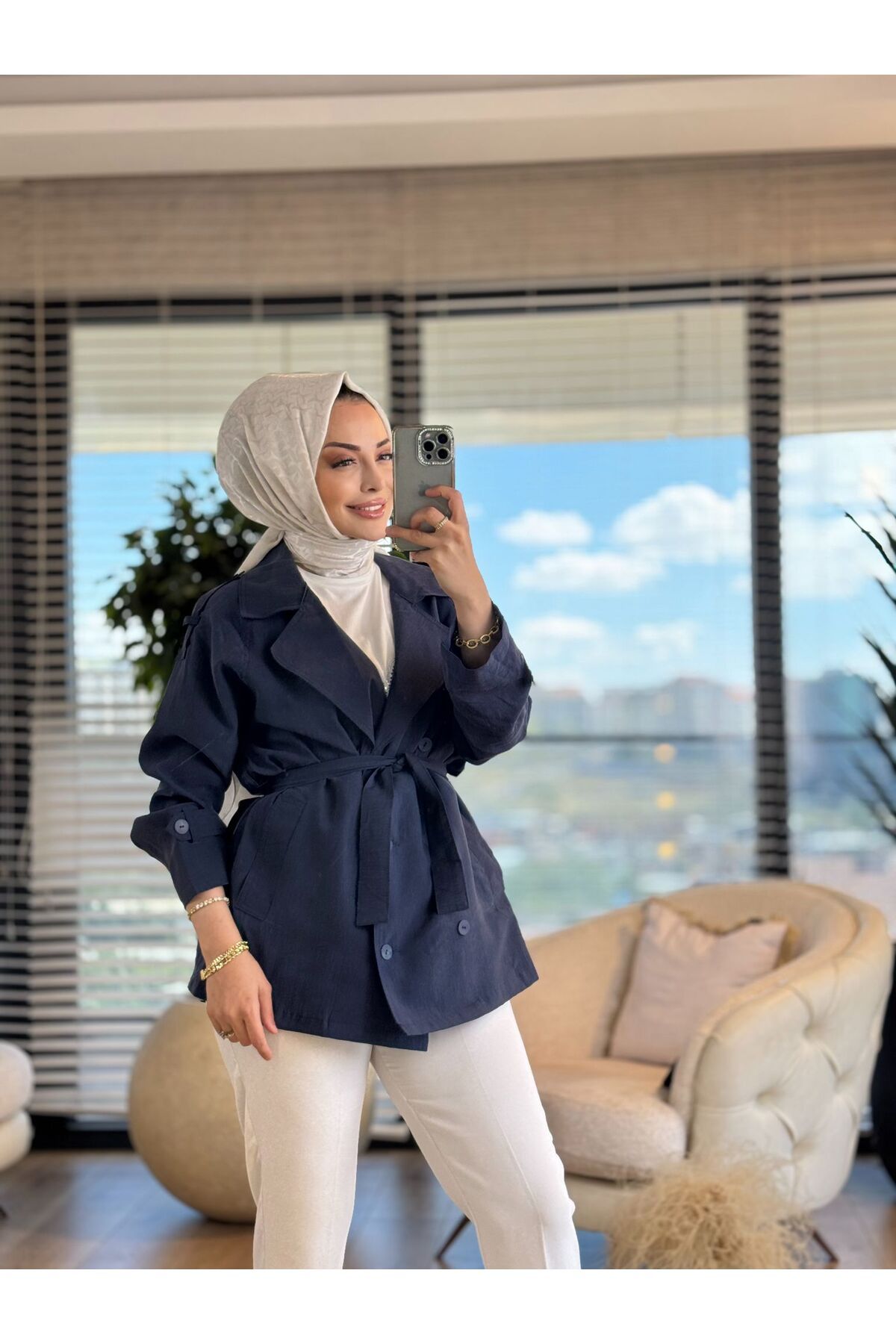 ALANURMODA Apoletli Ceket