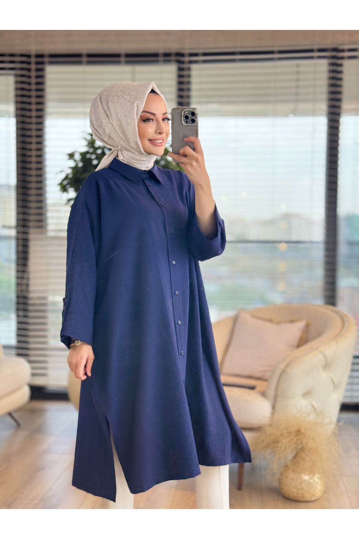 ALANURMODA Kurtarıcı Uzun Tunik