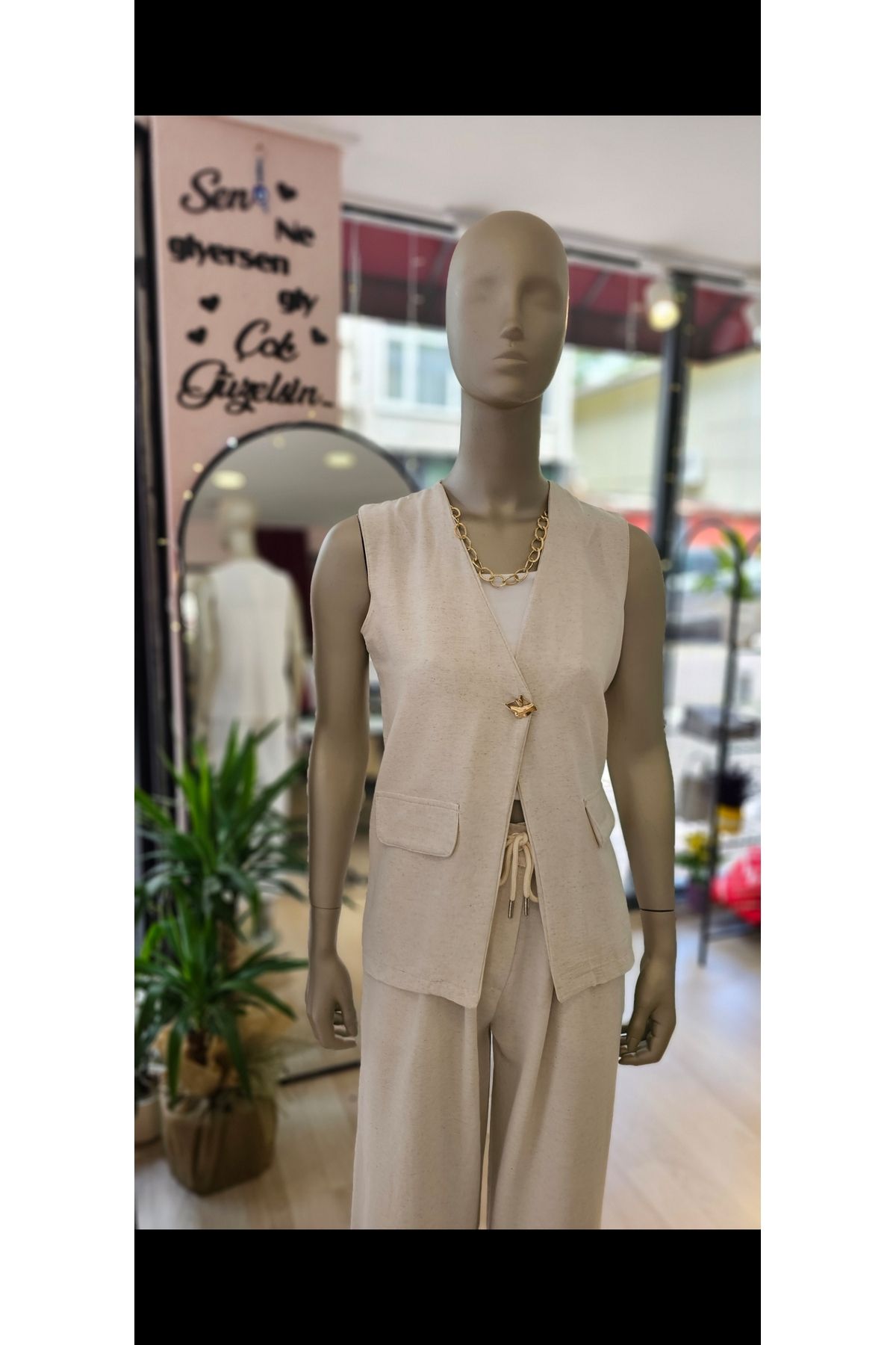 MODA Keten Yelek