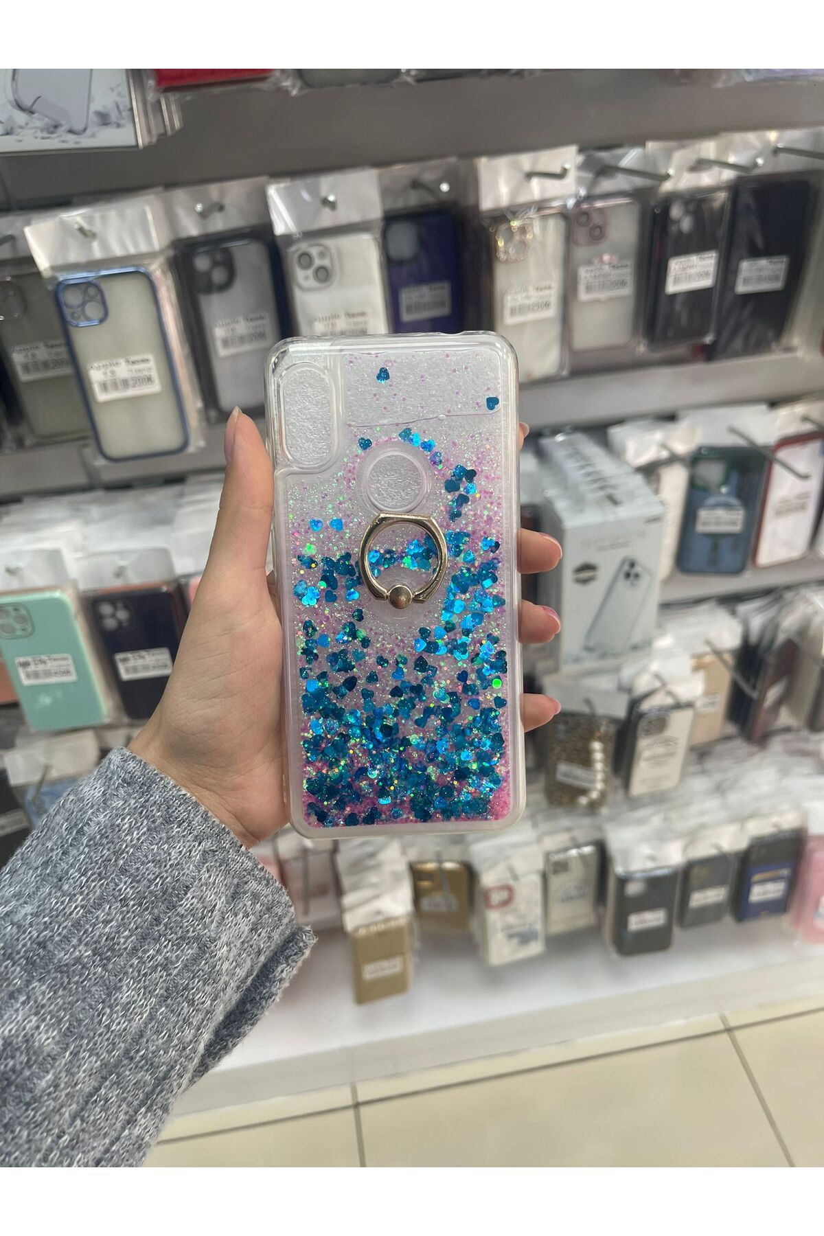 TECNOTREND XİAOMİ REDMİ NOTE 6 PRO UYUMLU KALPLI SİMLİ KILIF