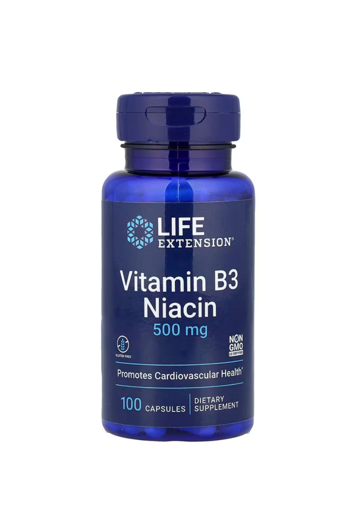 Life Extension , Vitamin B3 Niacin, 500 mg, 100 Capsules