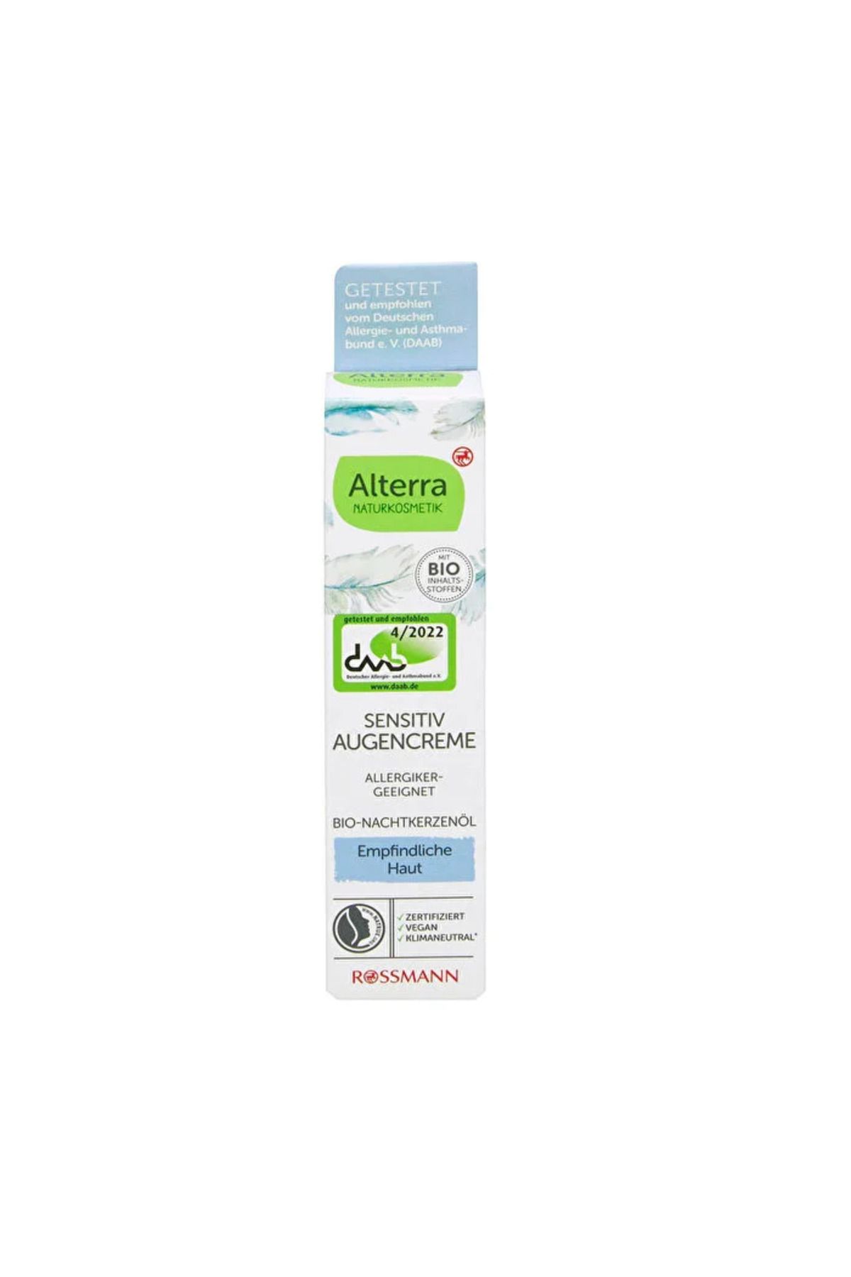 Alterra Göz Kremi - Parfümsüz - 15 ml