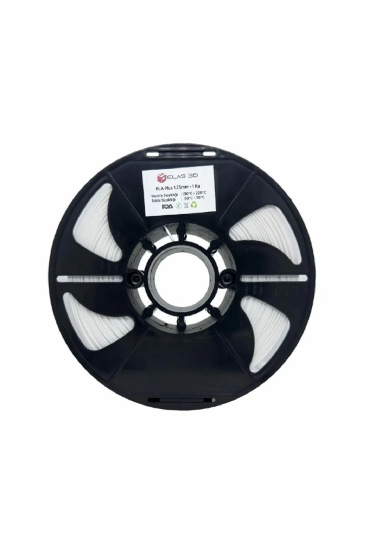 Rapithwin Elas 1.75mm Beyaz Pla Plus Filament 1kg beyaz