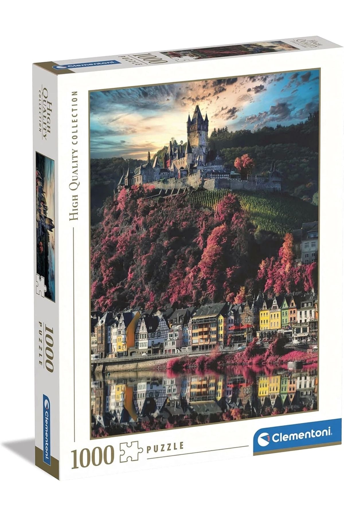 CLEMENTONI 1000 Parça Collection Yetişkin Puzzle Cochem Castle 39648