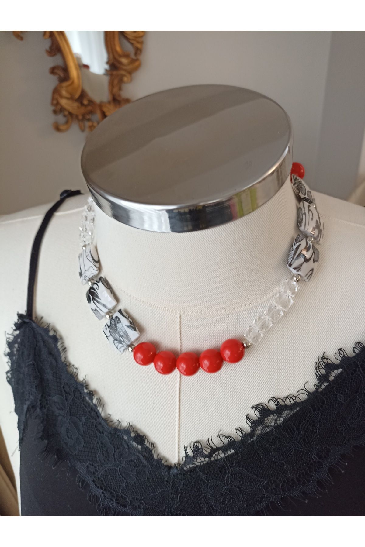 ida design store El Yapımı Boncuk Kolye