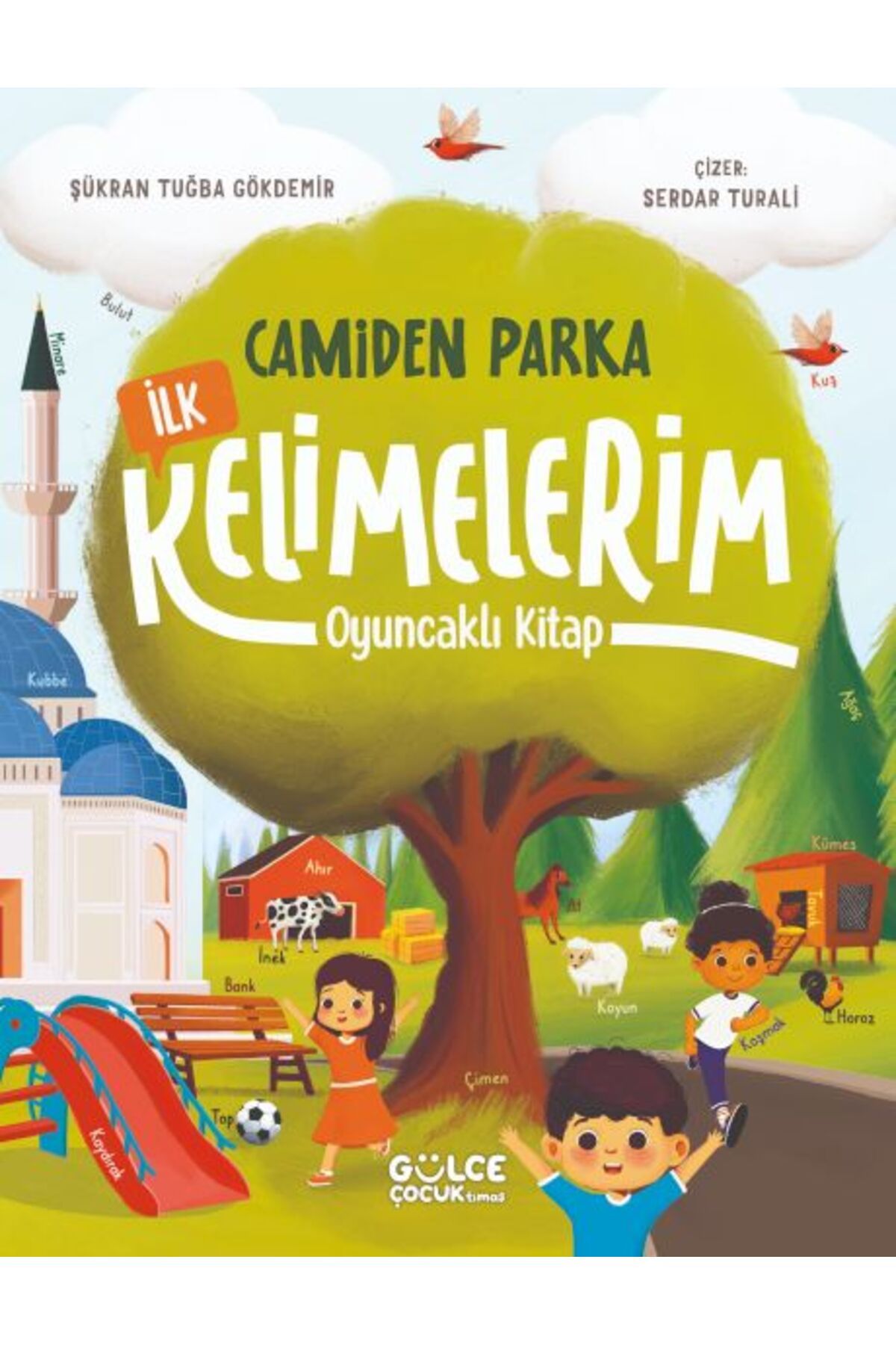 Destek Yayınları Camiden Parka İlk Kelimelerim - Oyuncaklı Kitap