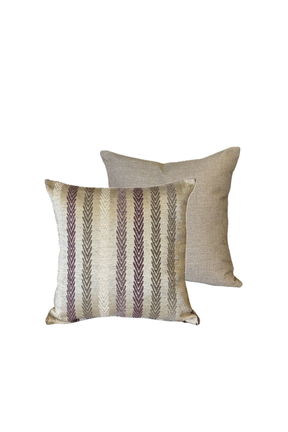 ESM Home Toprak Lila 2’li Kırlent Kılıfı 45x45
