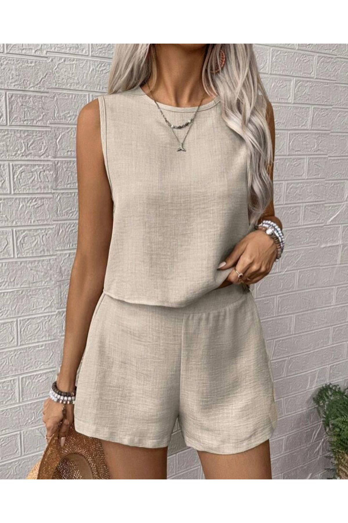 Butik Kadın bluz şort yazlık takım