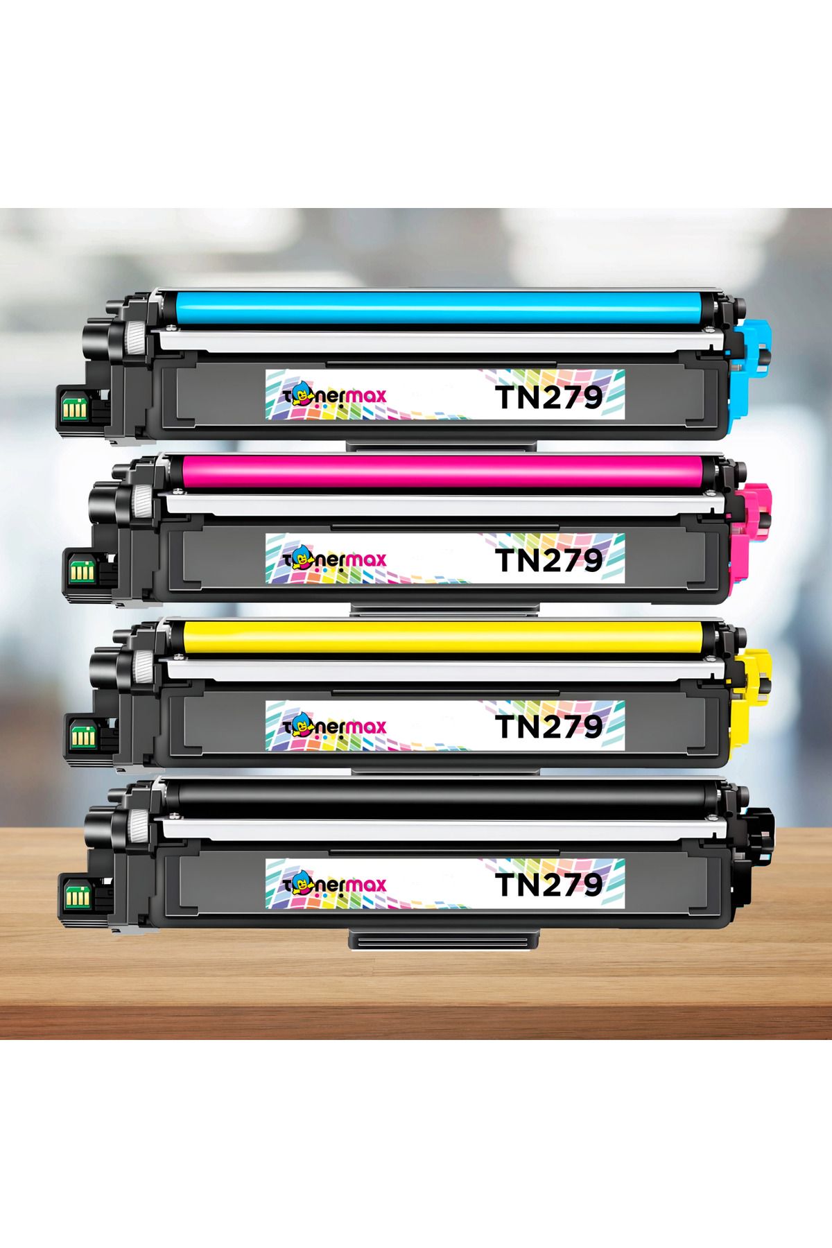 tonermax Brother Uyumlu Tonermax MFC-L8390CDW Muadil Toner Set- Çipli /TN-279XL