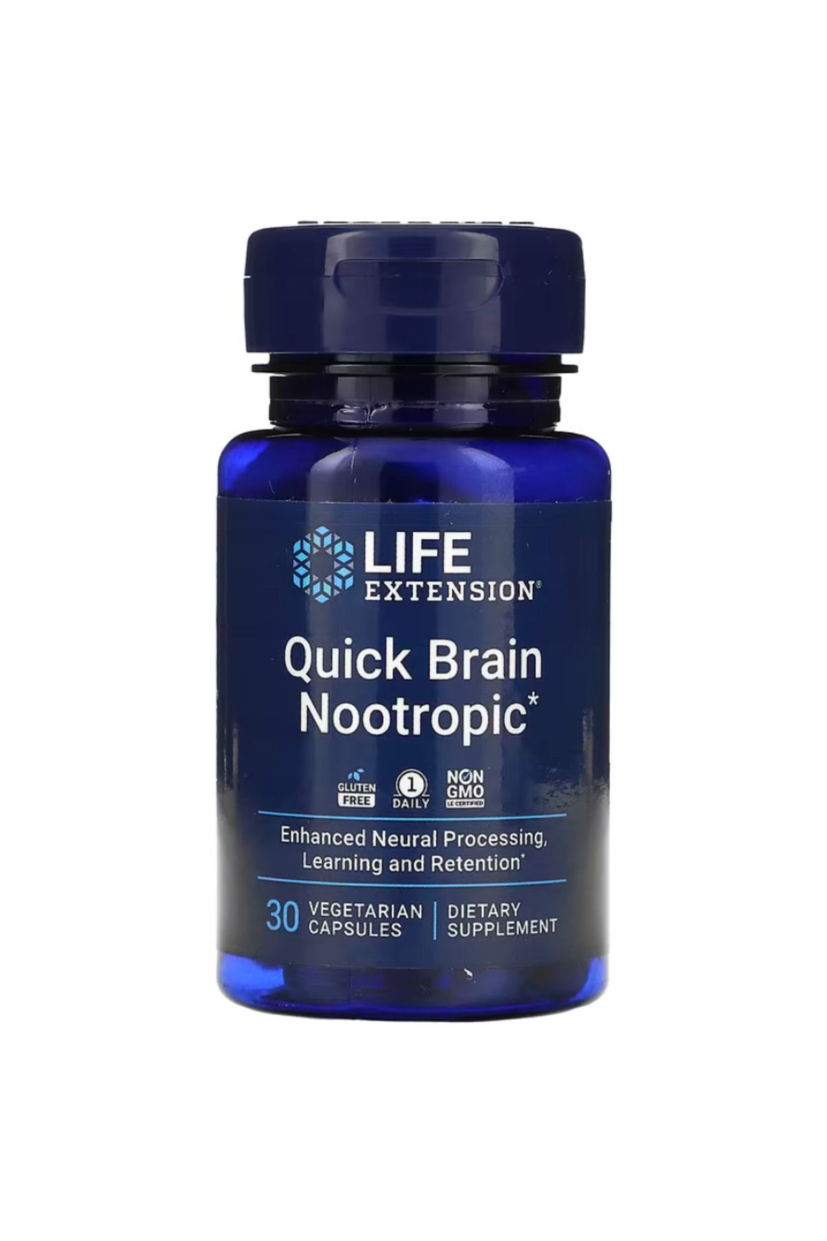 Life Extension , Quick Brain Nootropic, 30 Vegetarian Capsules