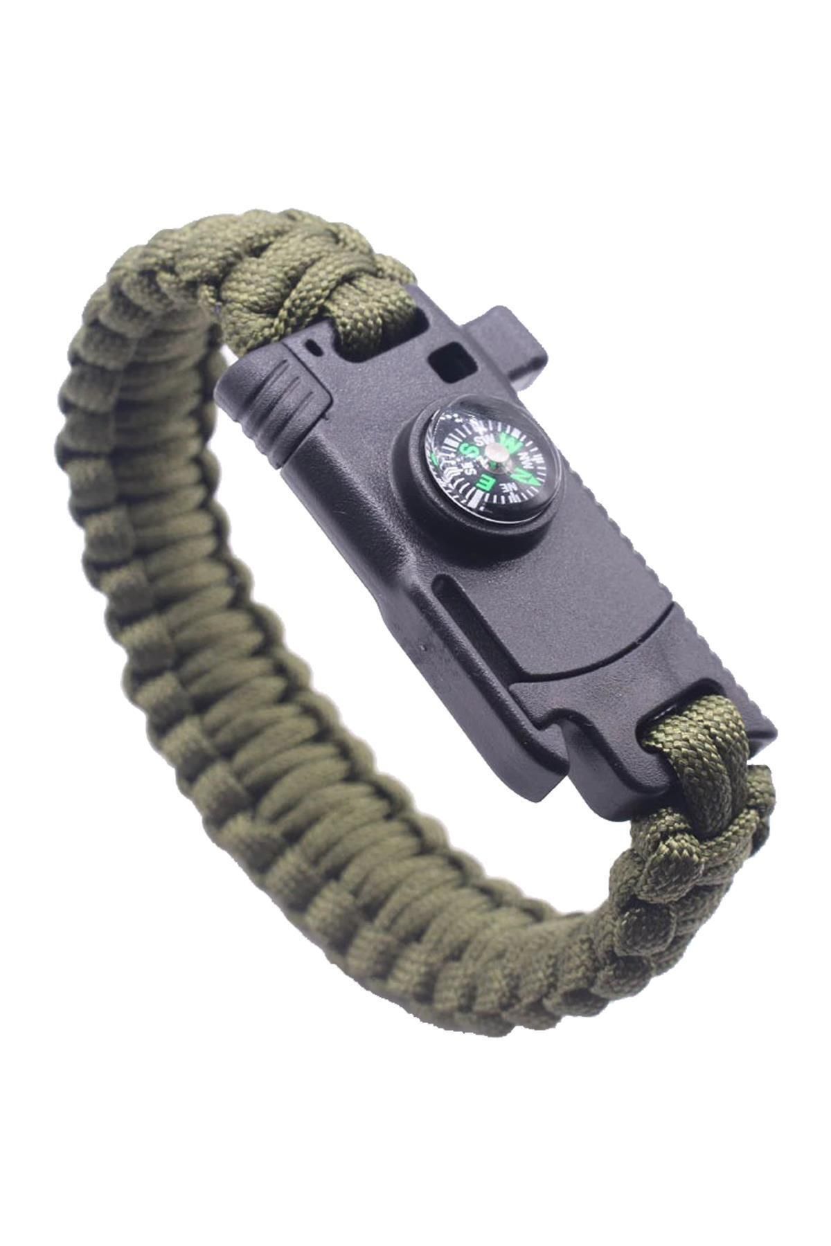 SerenityHaven Gw-5fpb - 5 Fonksiyonlu Paracord Bileklik