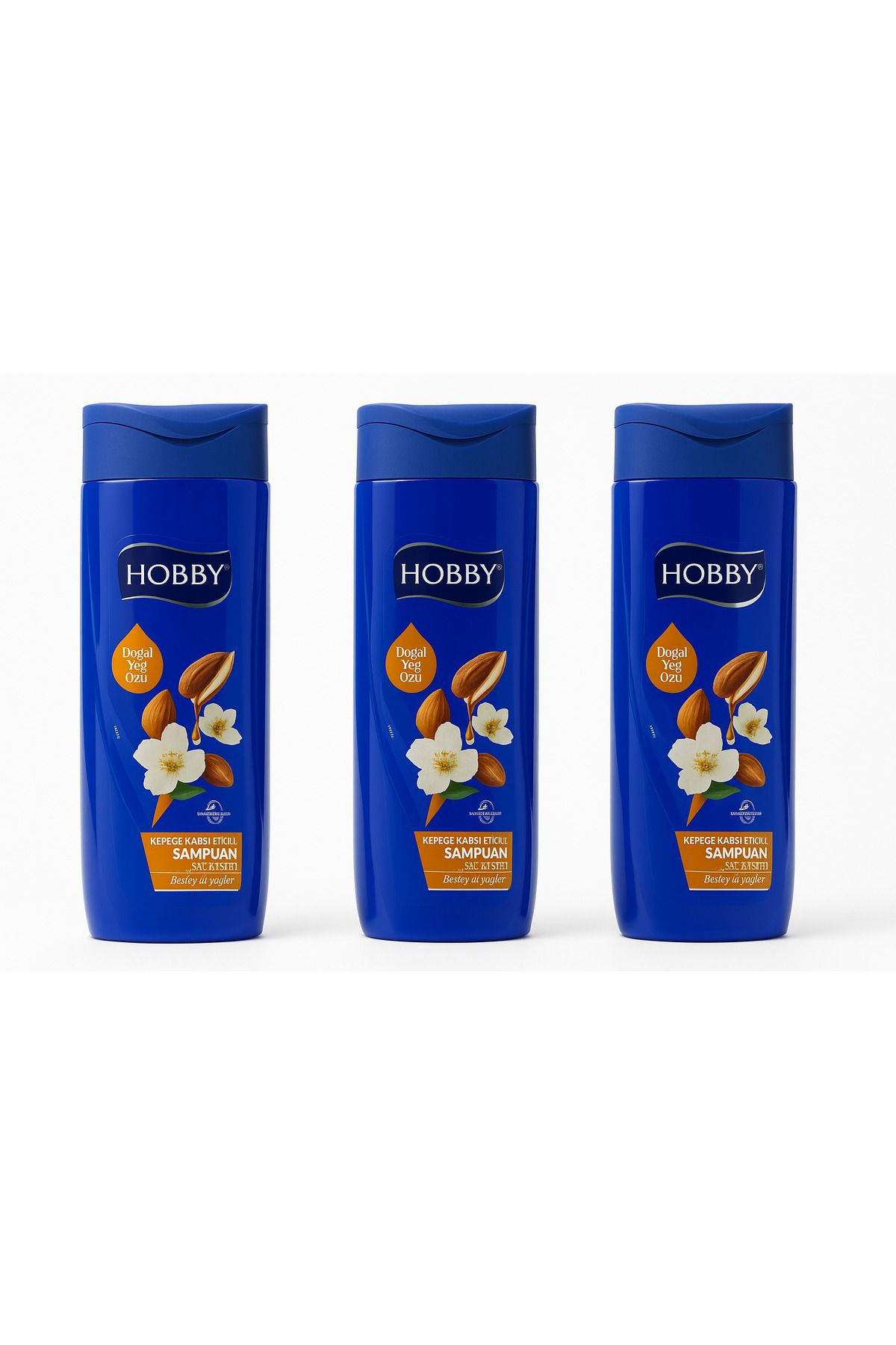 Hobby Badem Yağı & Yasemin Çiçeği Özlü Şampuan 500 ml * 3 ADET