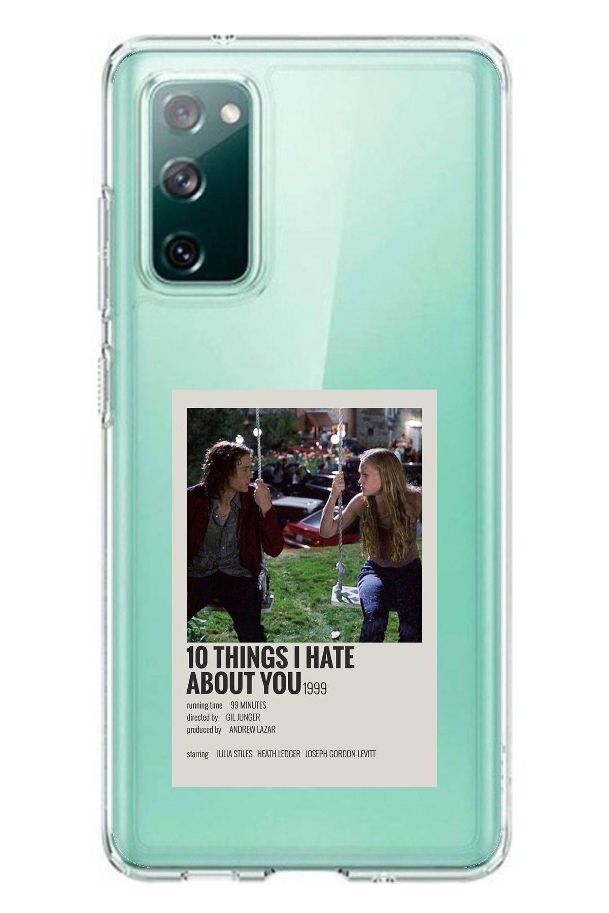 TechTree Samsung Galaxy S20 FE Uyumlu 10 things i hate about you Tasarımlı Şeffaf Silikon Kılıf