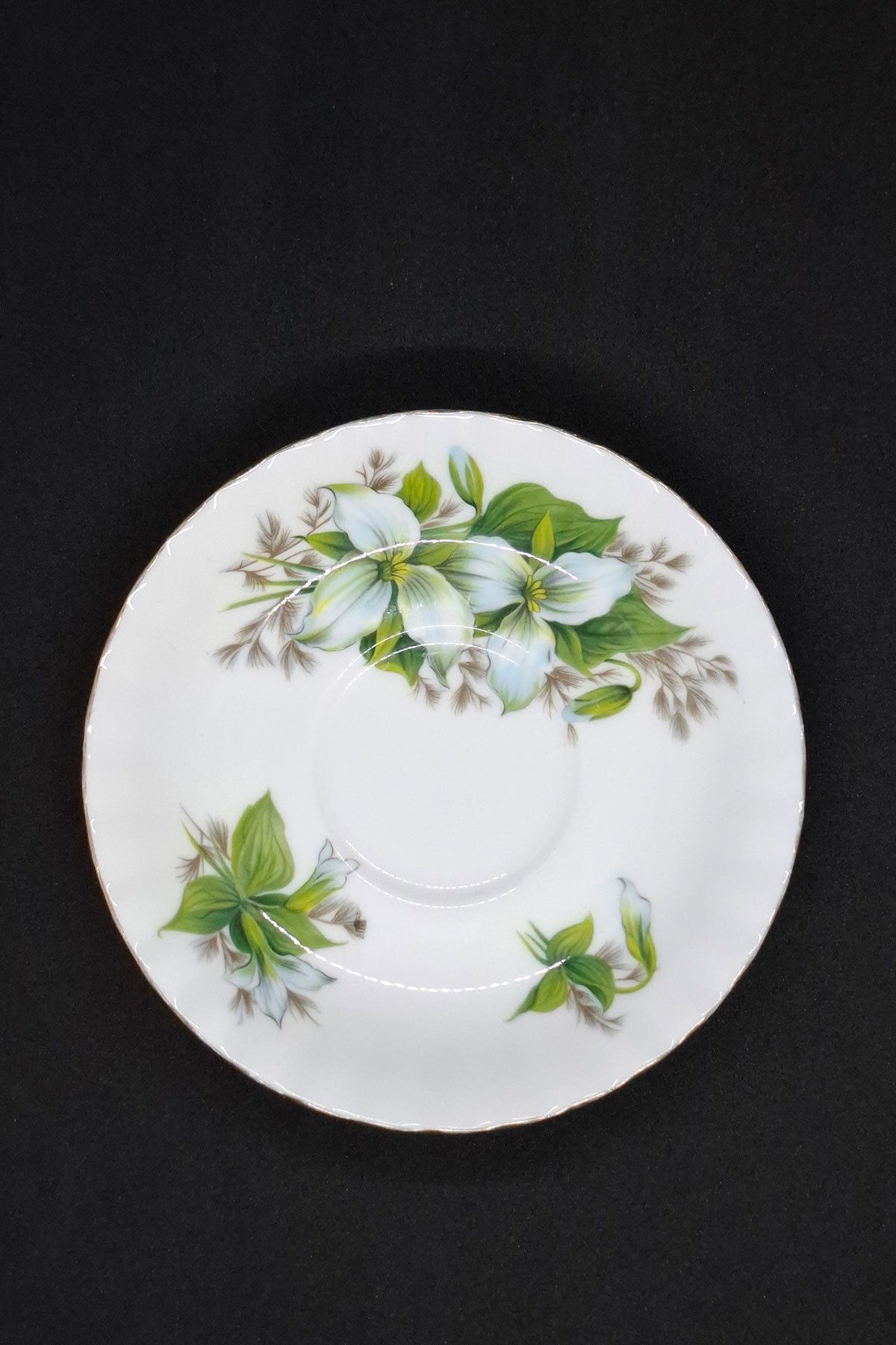 Royal Albert Trillium Bone China England Antika Çay Fincan Tabağı 13.5 cm