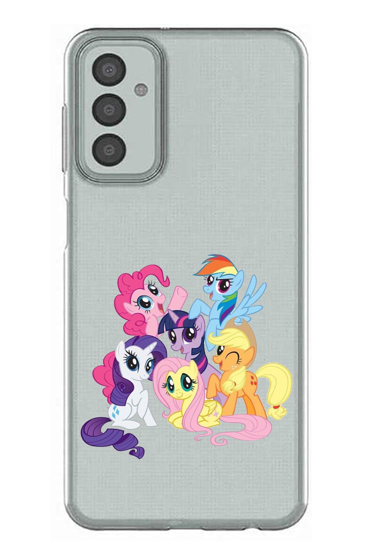 TechTree Samsung Galaxy M13 - M23 Uyumlu My Little Pony: Arkadaşlık Sihirlidir Tasarım Şeffaf Silikon Kılıf