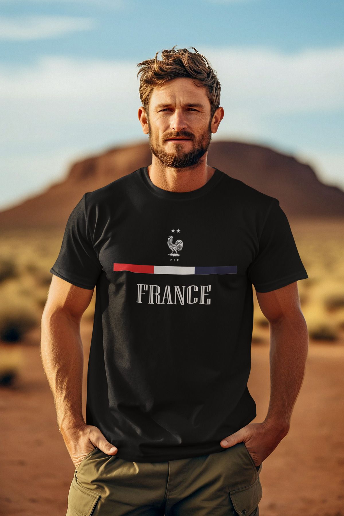 Biy Store Fransa milli takım forma baskılı unisex kısa kollu kadın erkek tişört t-shirt
