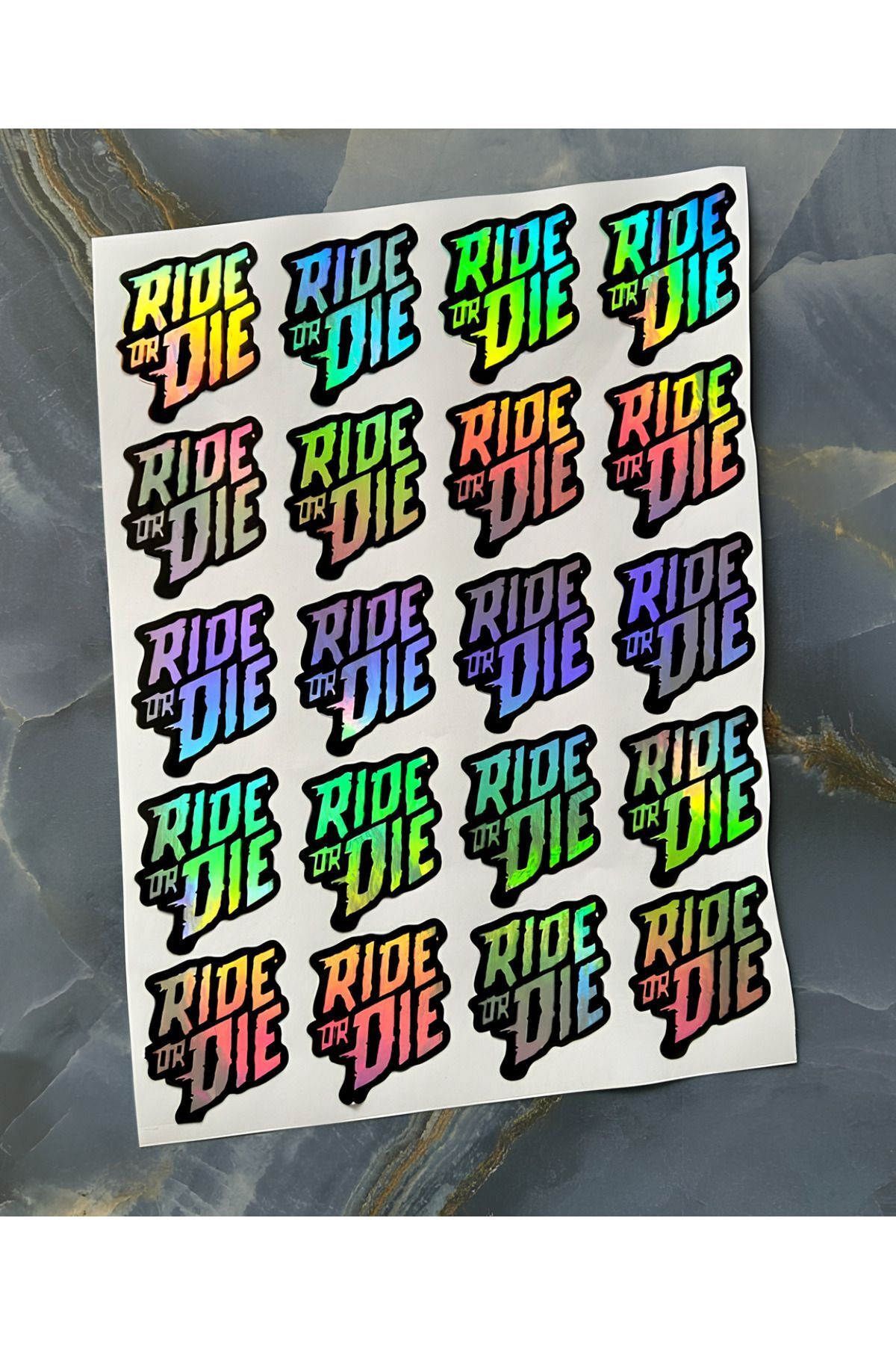 SerenityHaven Hologram Karışık Sticker Seti