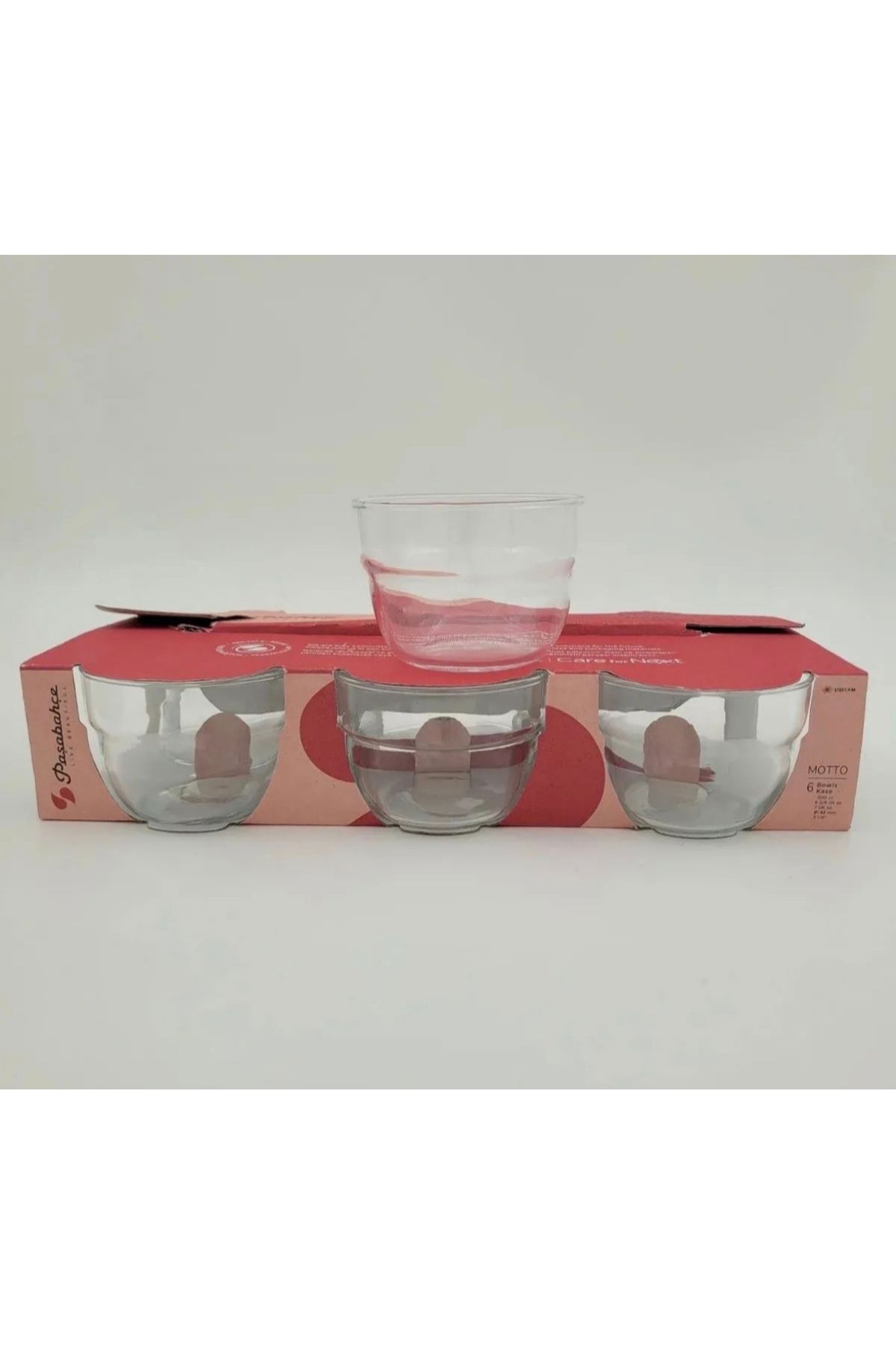 Home Motto Cam Sunum Kase / Reçellik Cup – 200 cc 6’lı Set
