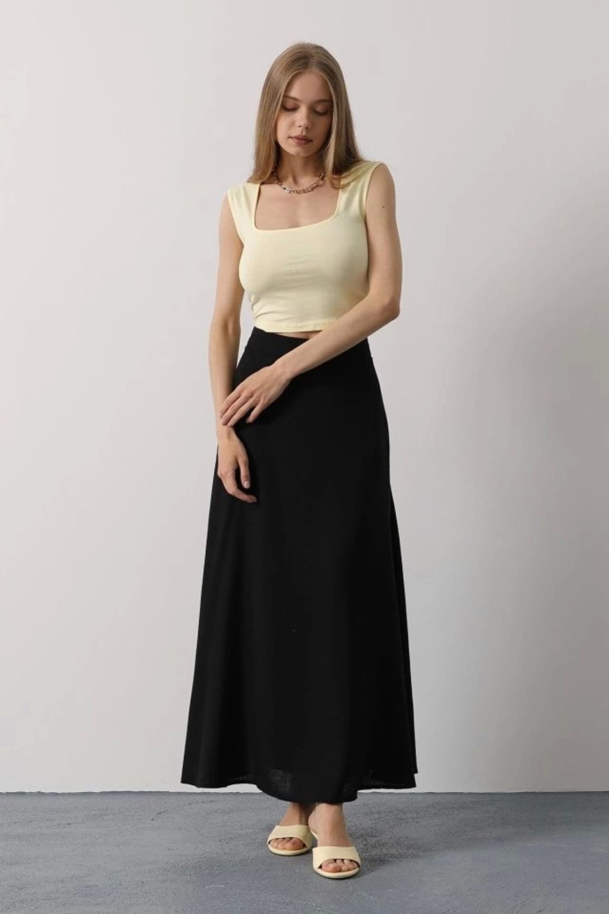 Butik Keten Etek - Siyah